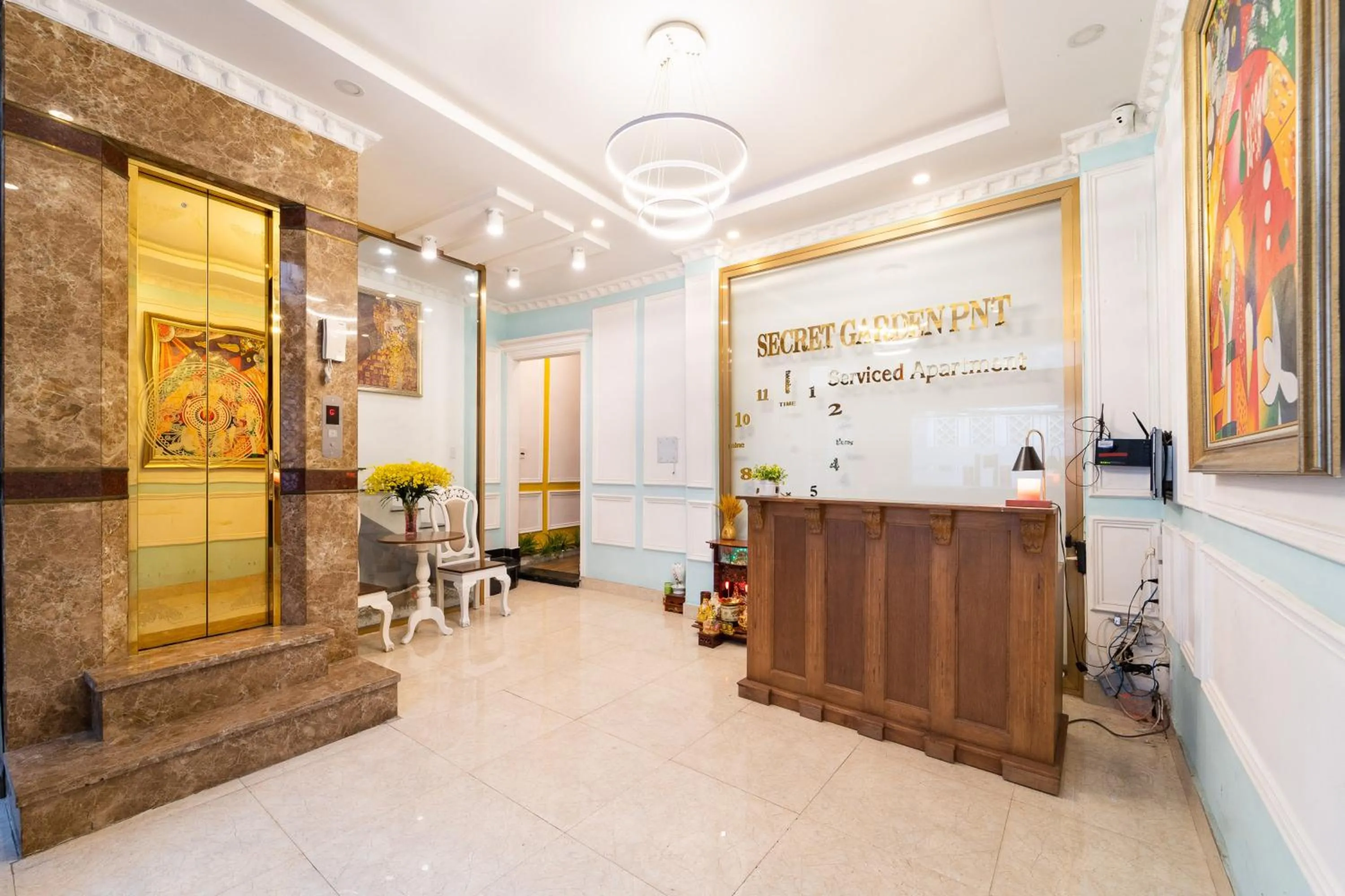 Lobby or reception in StayX Saigon Center