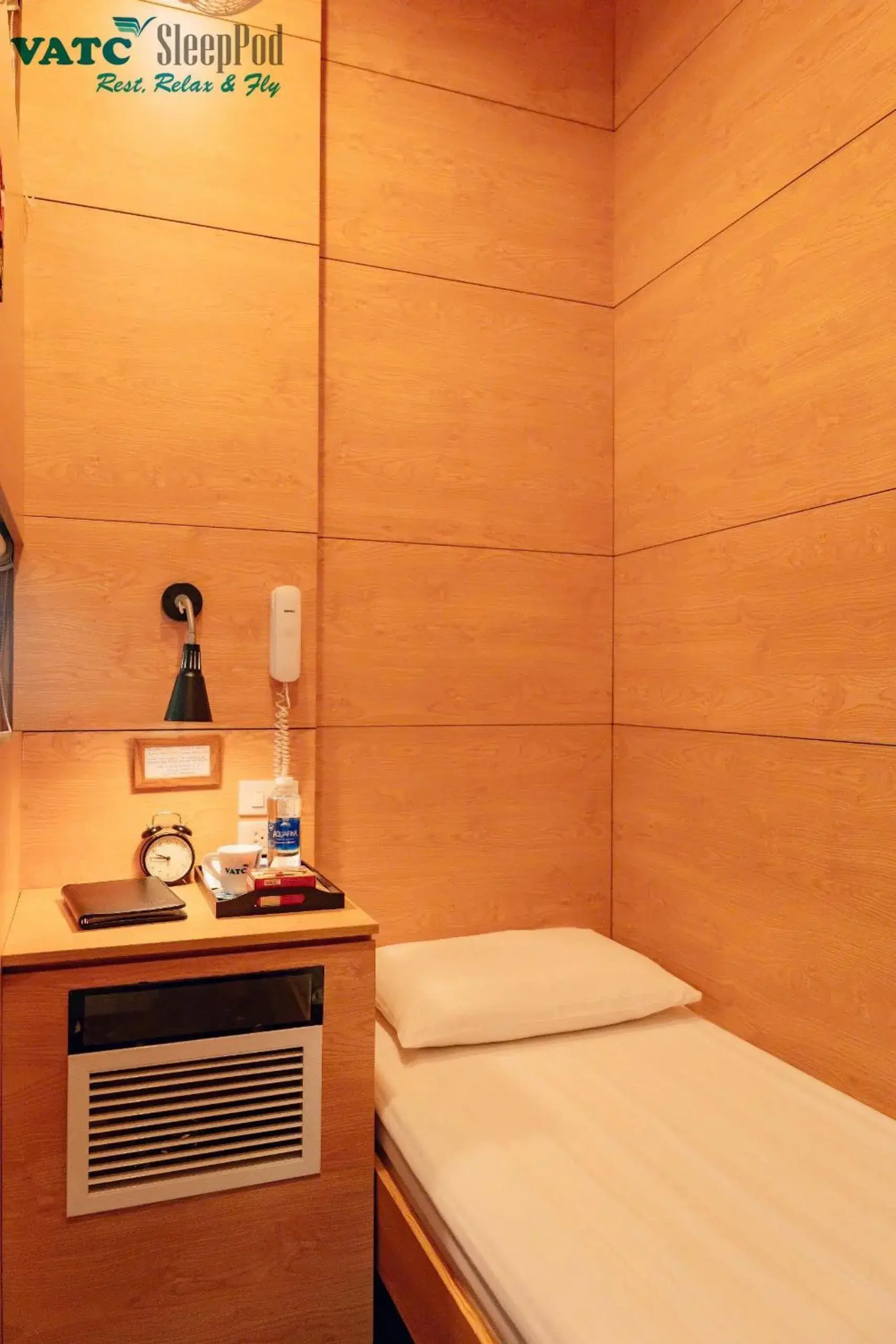 Bed in VATC Sleep Pod Terminal 2 Bed in VATC Sleep Pod Terminal 2