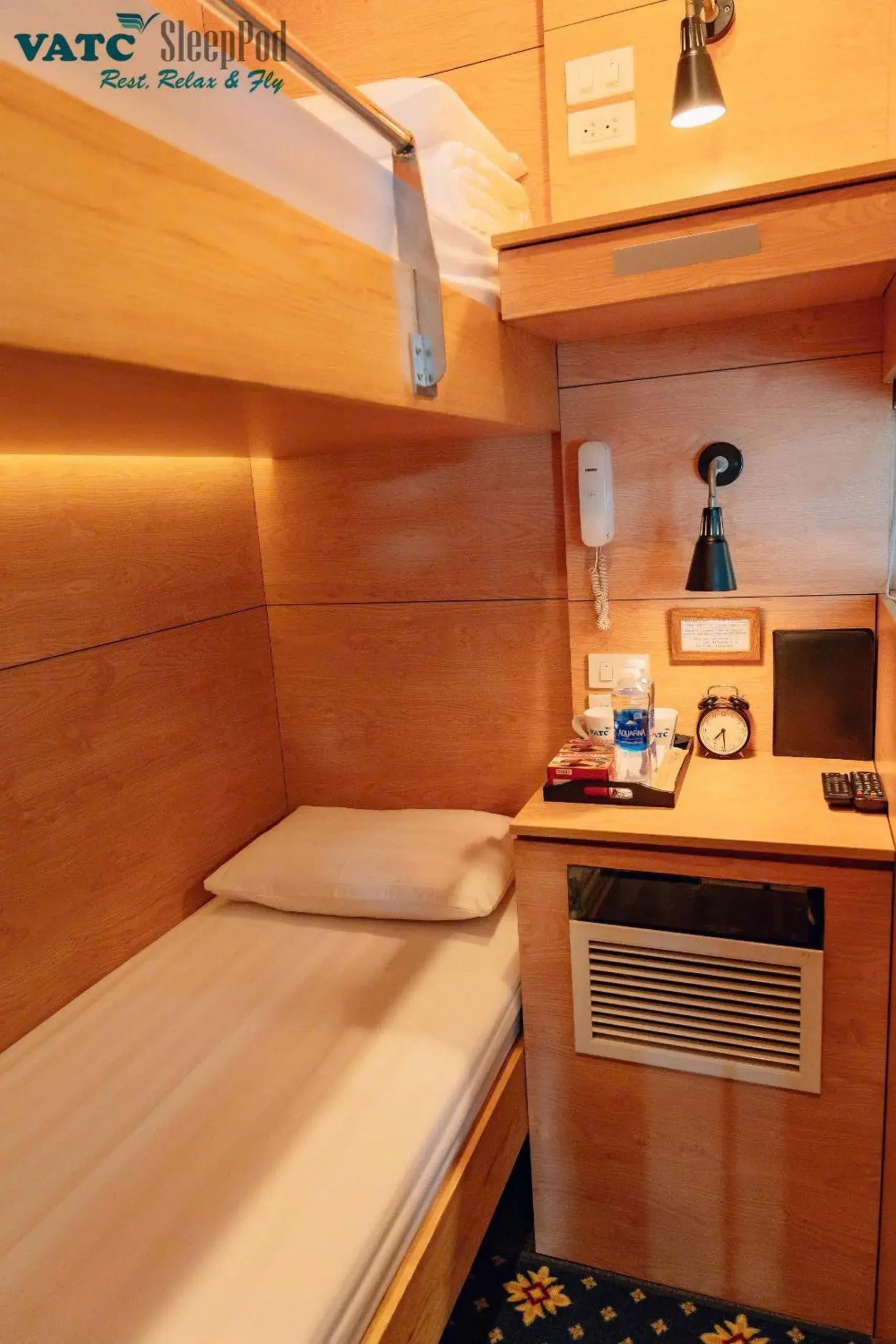 Bed in VATC Sleep Pod Terminal 2 Bed in VATC Sleep Pod Terminal 2