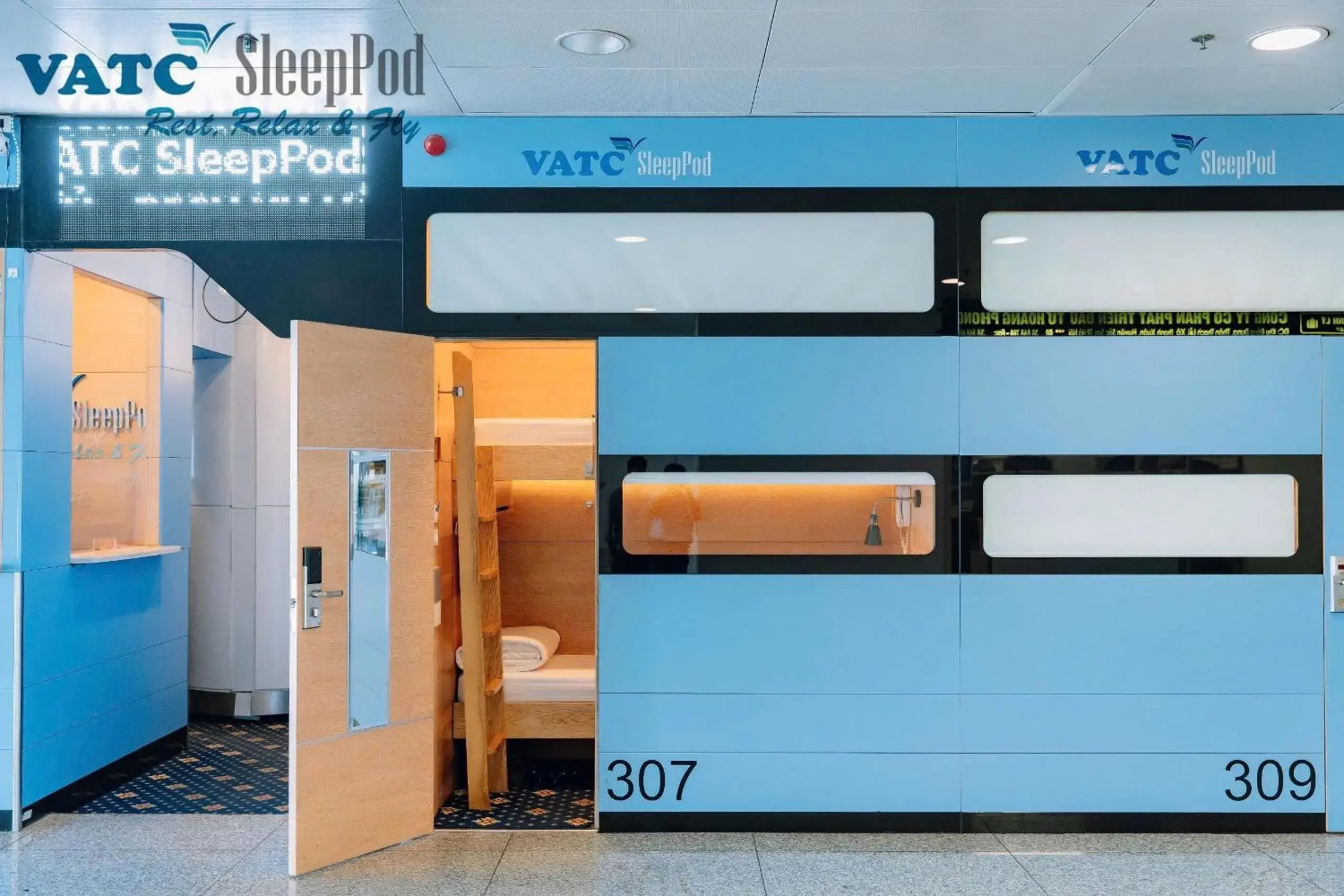 Bed in VATC Sleep Pod Terminal 2 Bed in VATC Sleep Pod Terminal 2