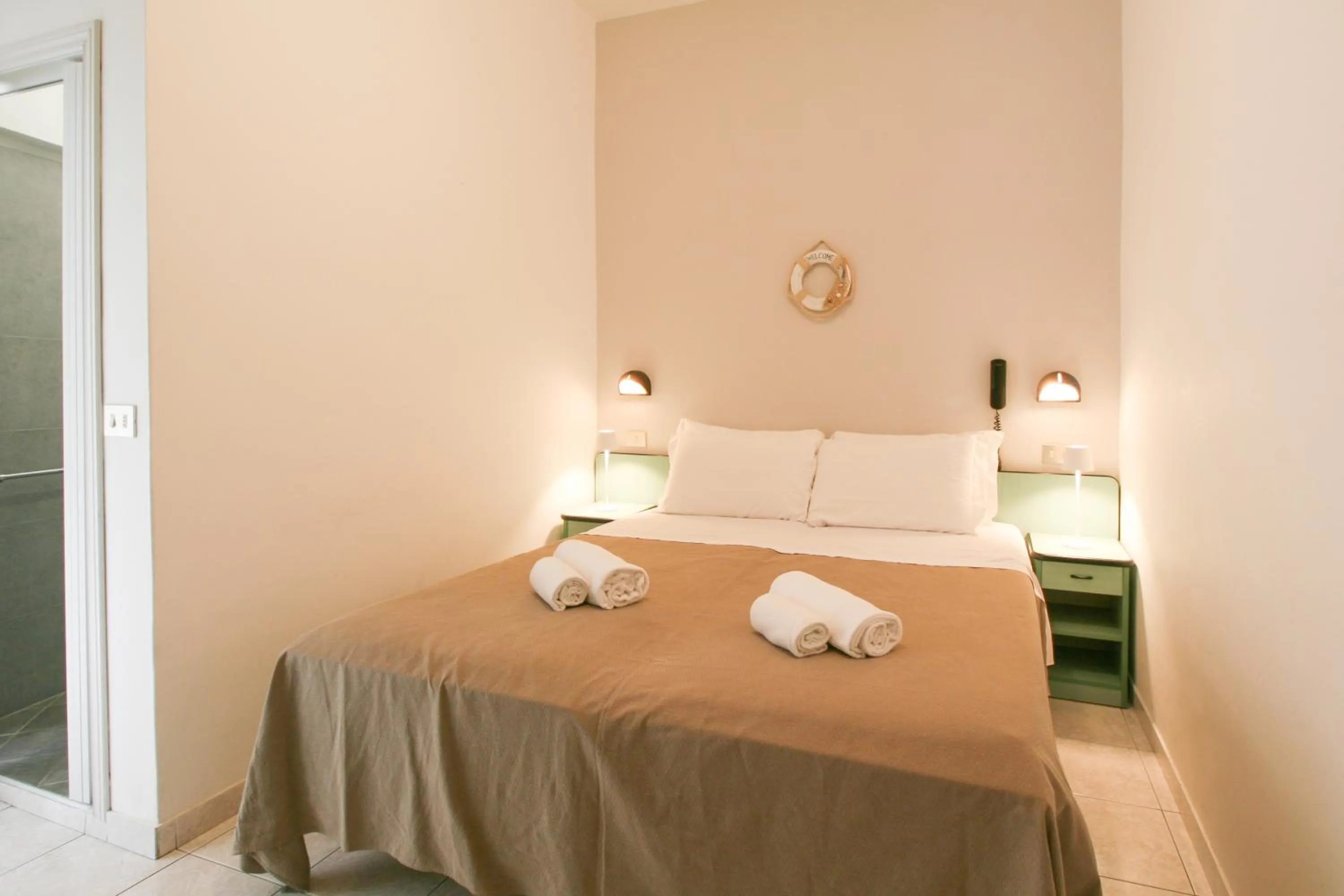 Bed in Ambra Hotel Cattolica