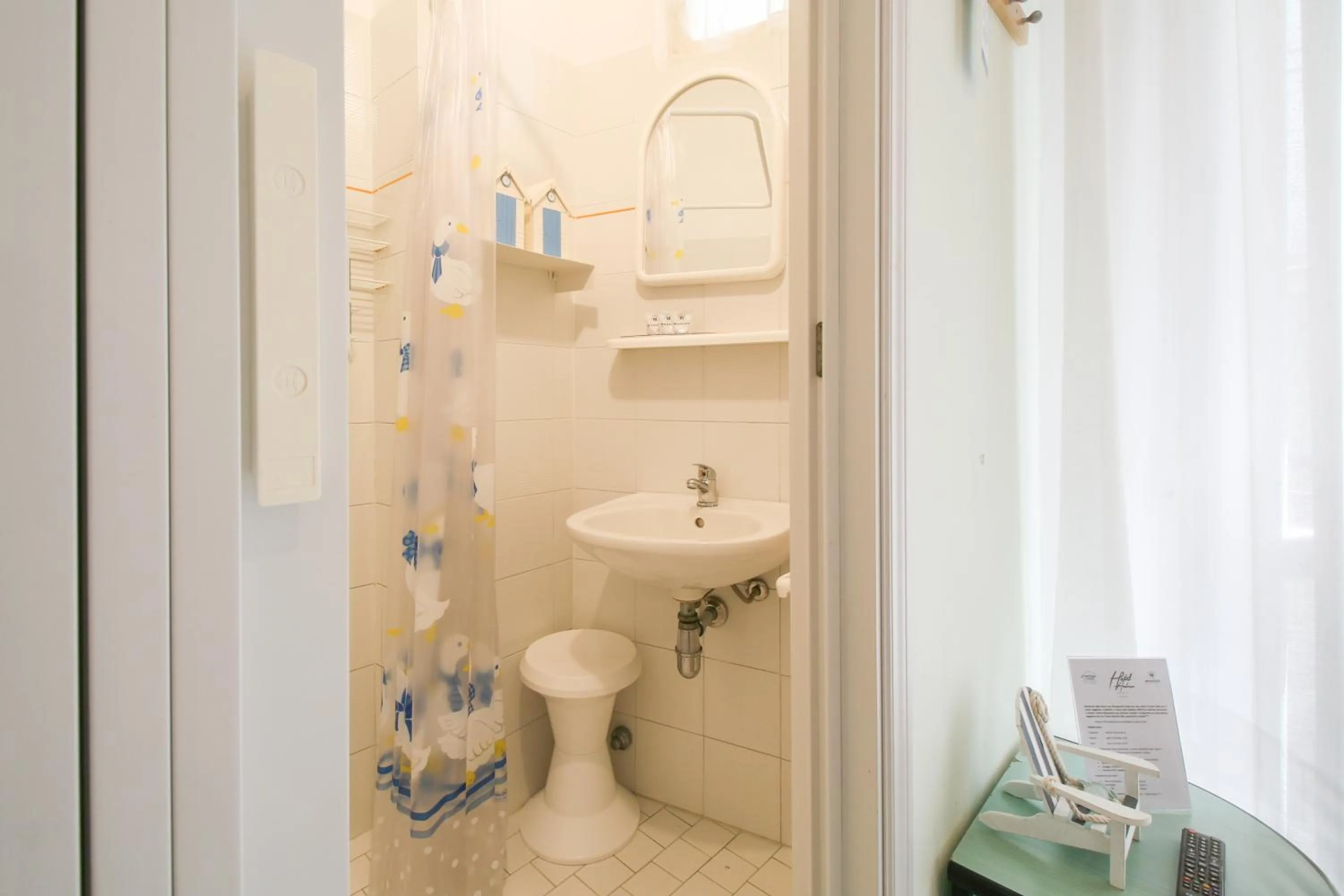 Bathroom in Ambra Hotel Cattolica