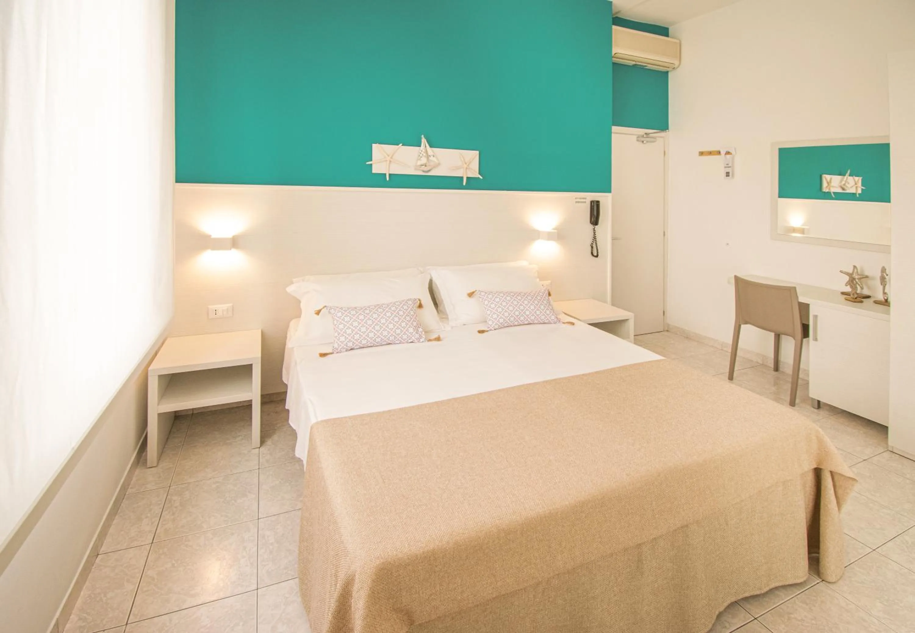 Bed in Ambra Hotel Cattolica