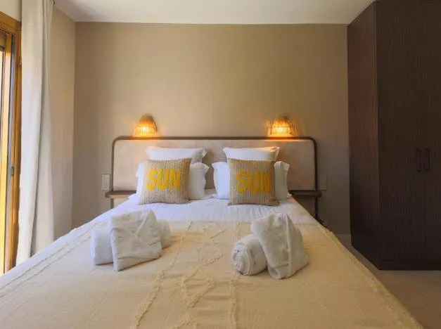 Bed in Hôtel Lou Juan