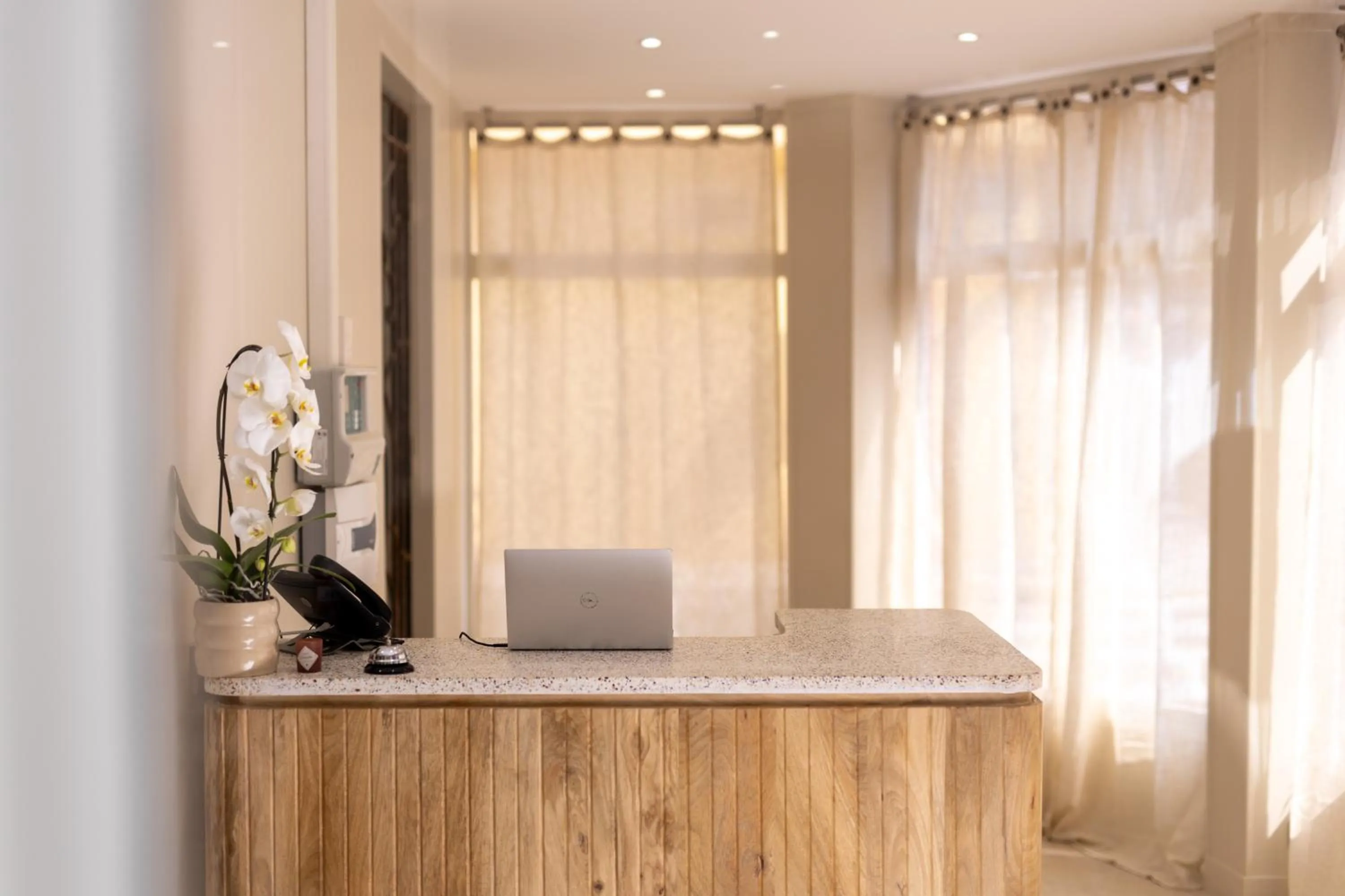 Lobby or reception in Hôtel Lou Juan