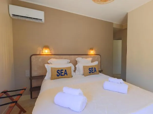 Bed in Hôtel Lou Juan