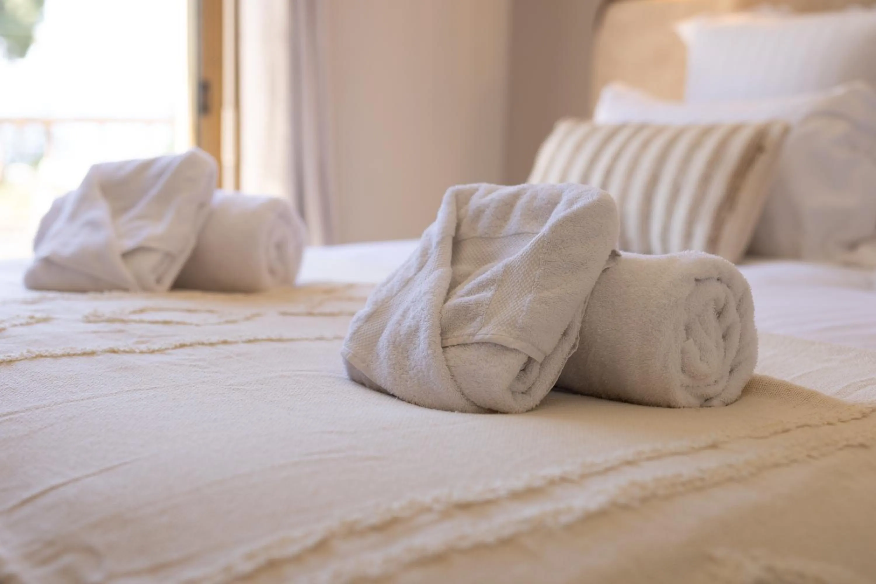 Bed in Hôtel Lou Juan