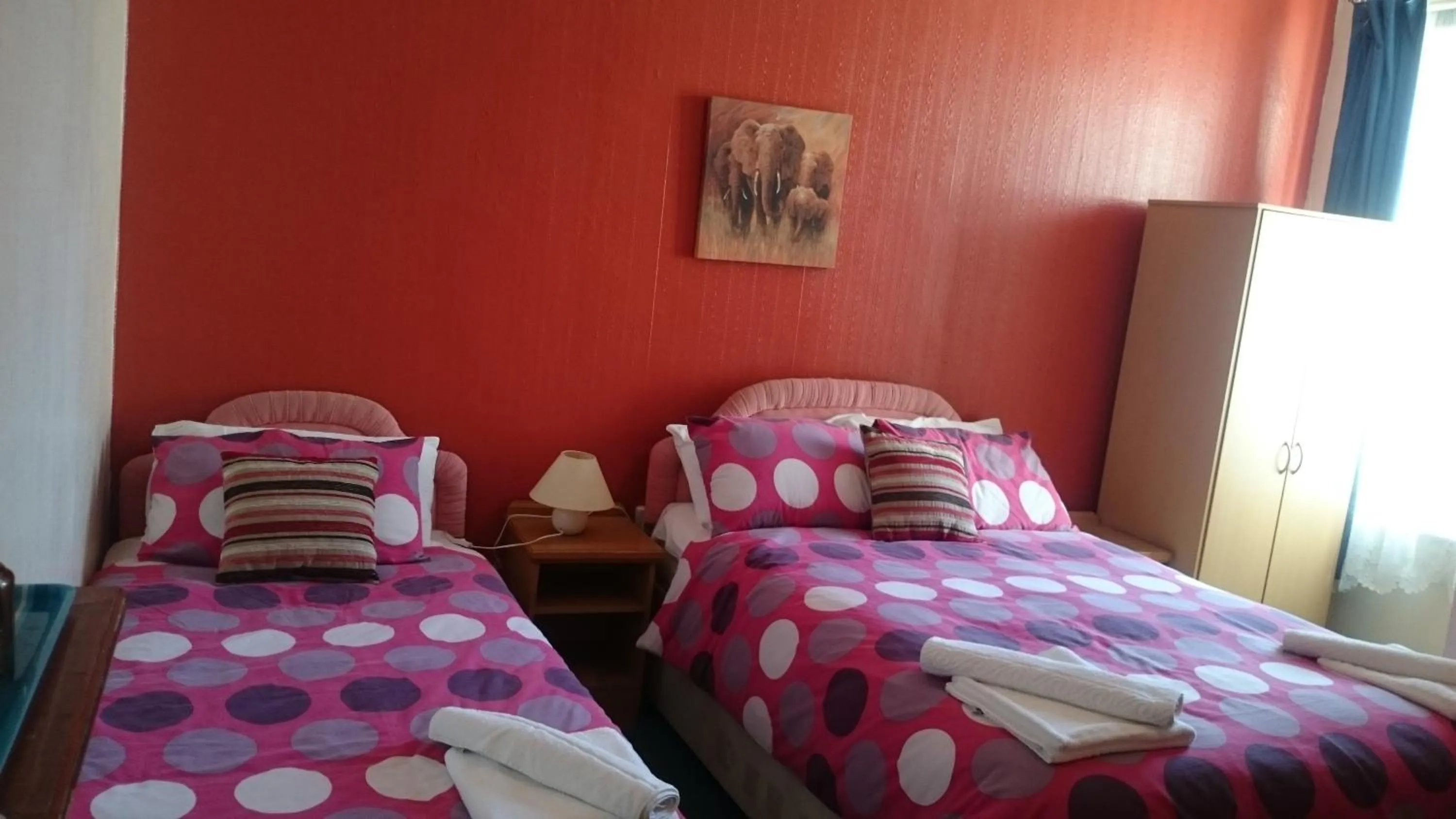 Bed in Tulip Hotel Blackpool