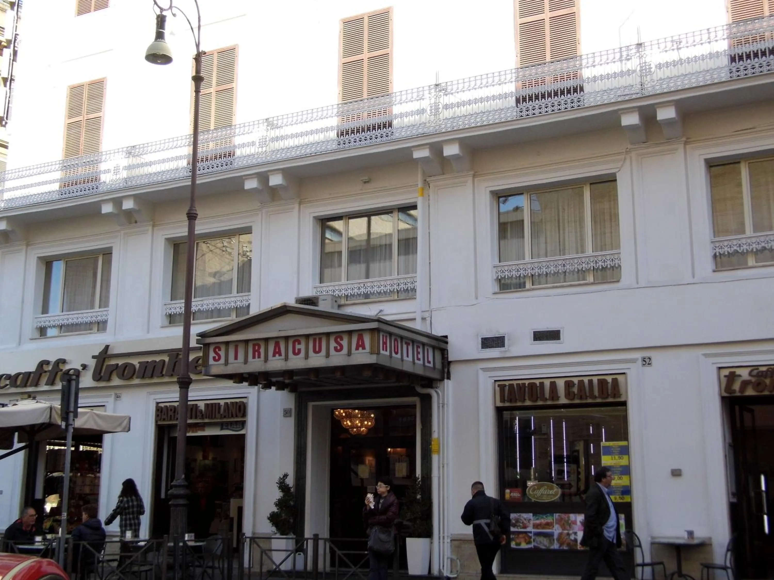 Facade/entrance in Raeli Hotel Siracusa