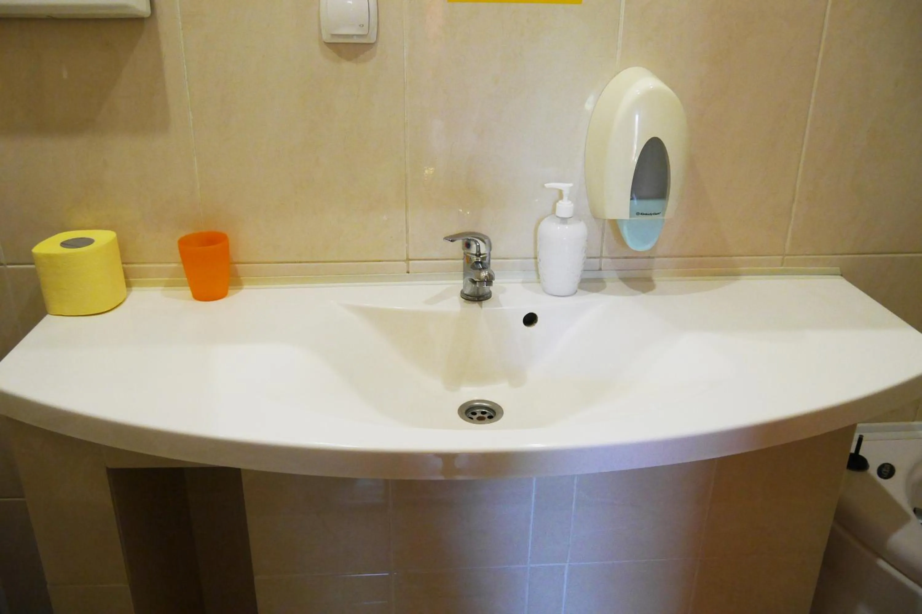 Bathroom in Malvy hotel