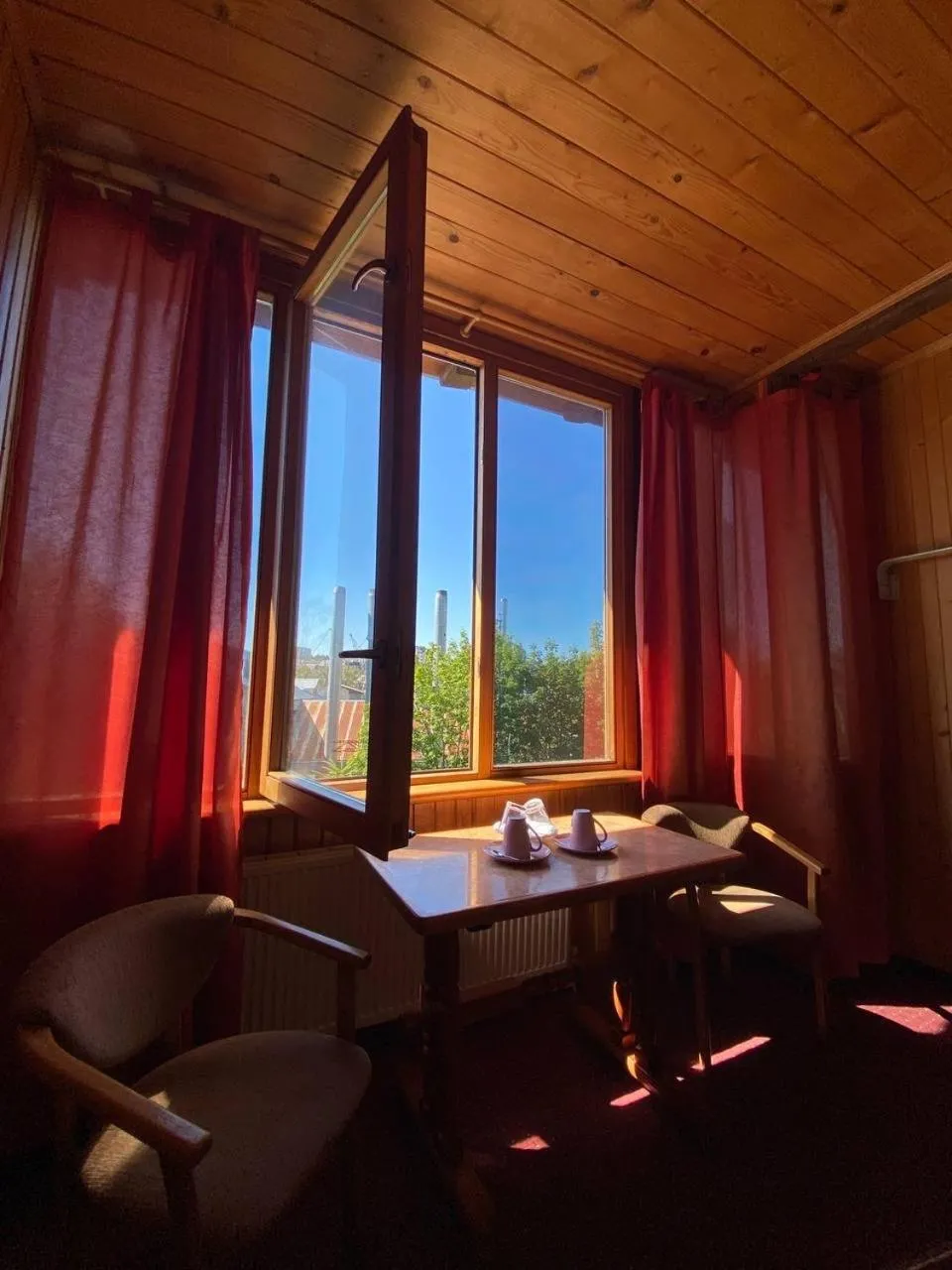 Seating area in Malvy hotel