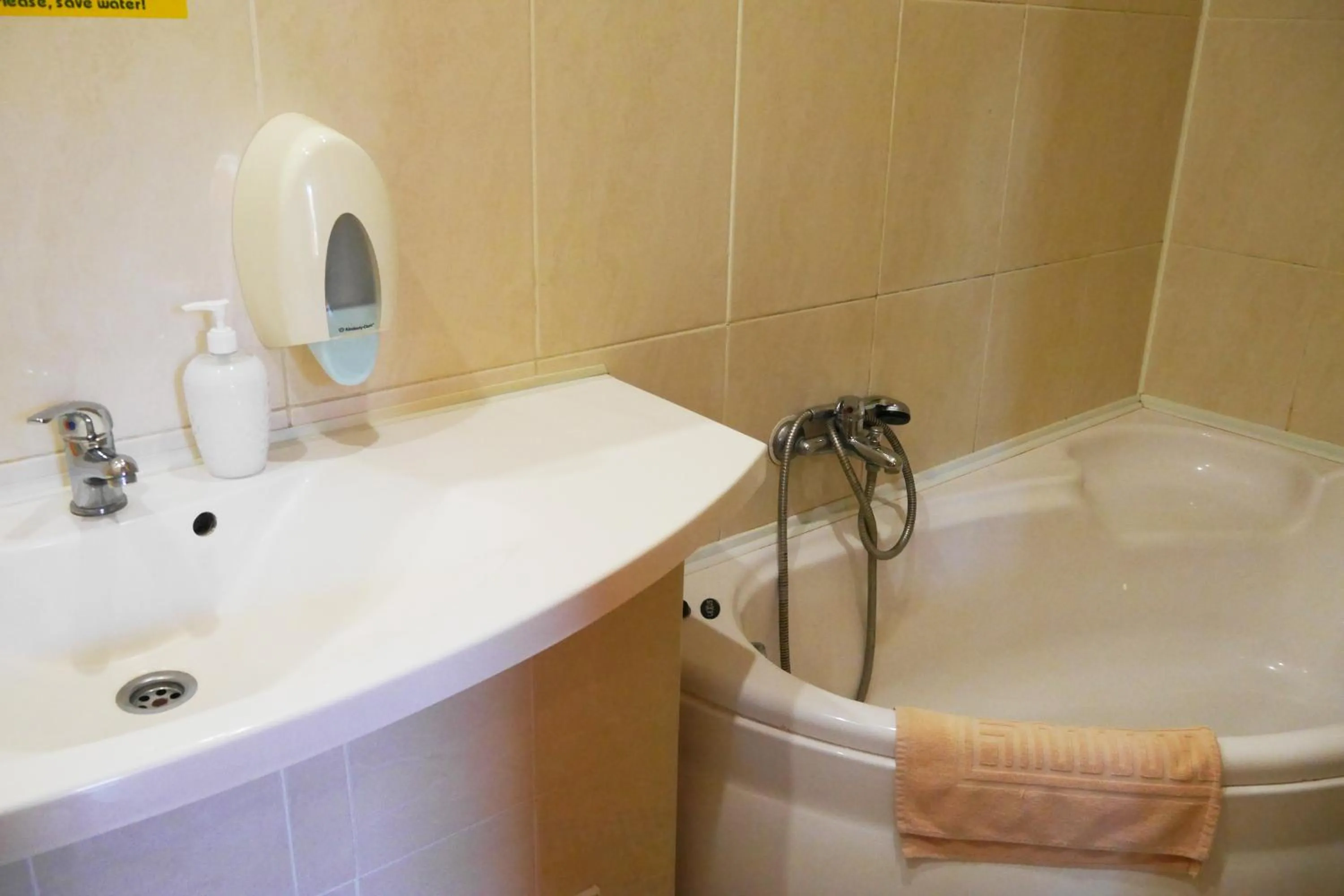 Bathroom in Malvy hotel