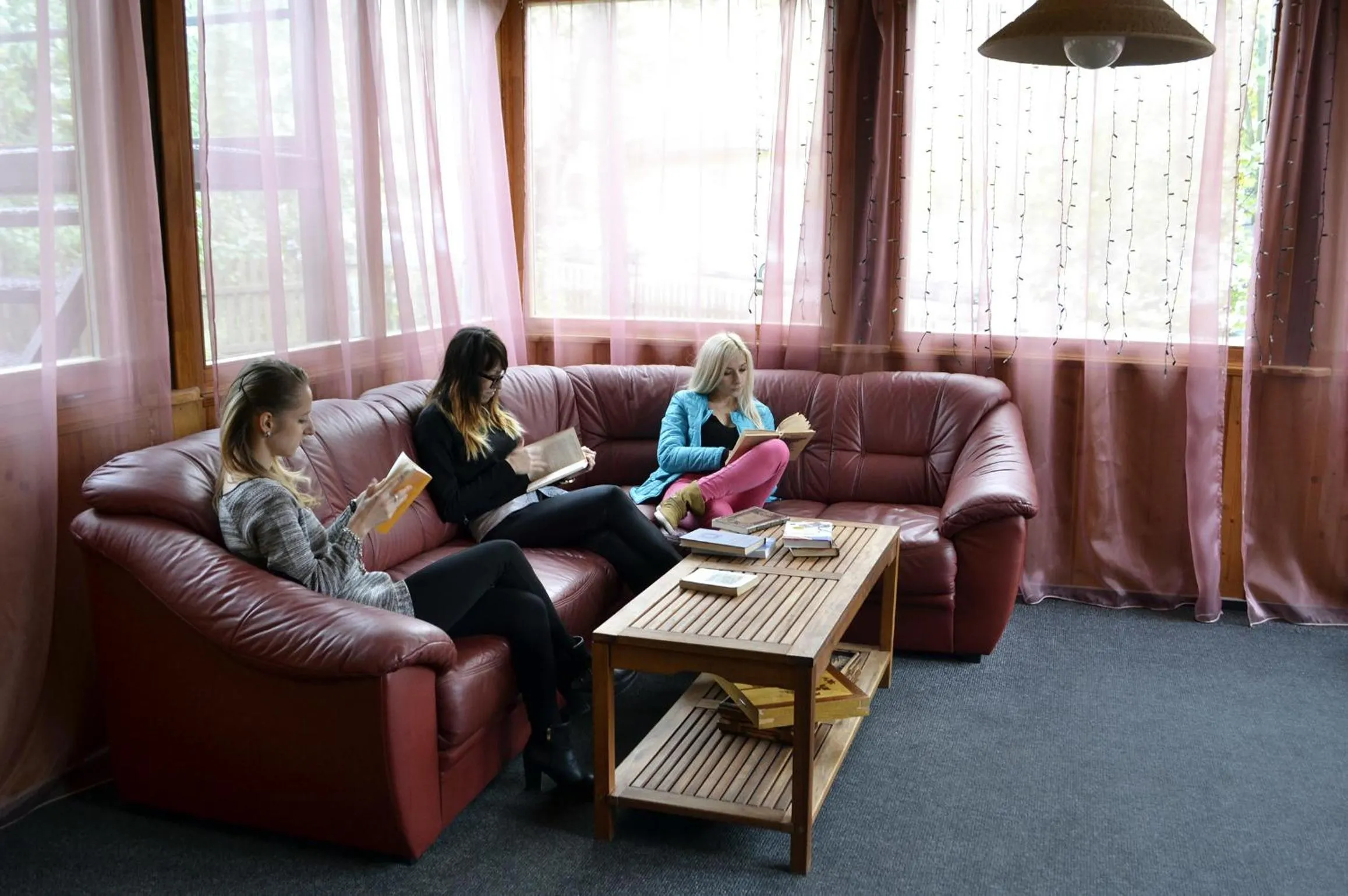 Library in Malvy hotel