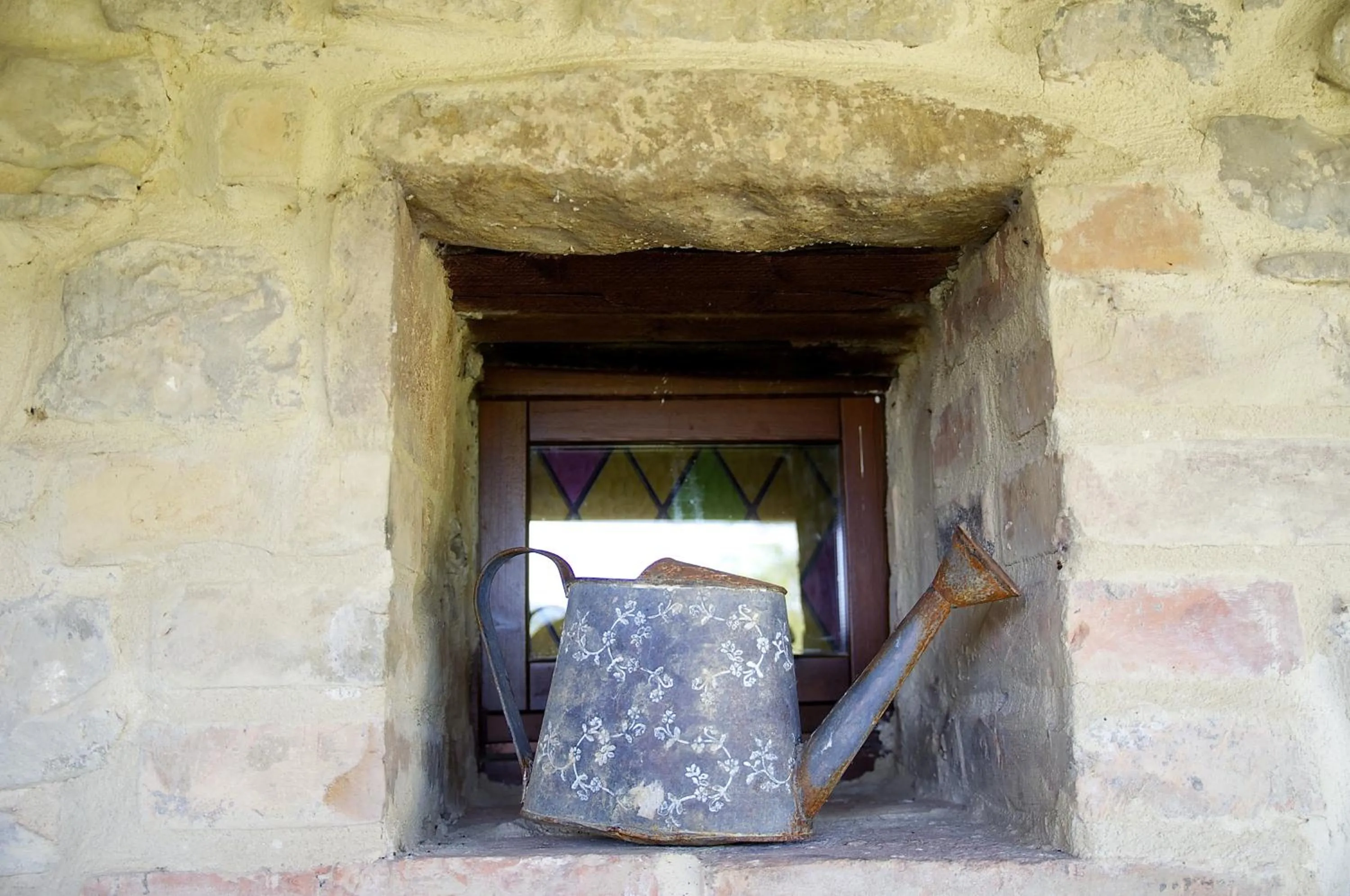 Decorative detail in La Pietra Rara B&B