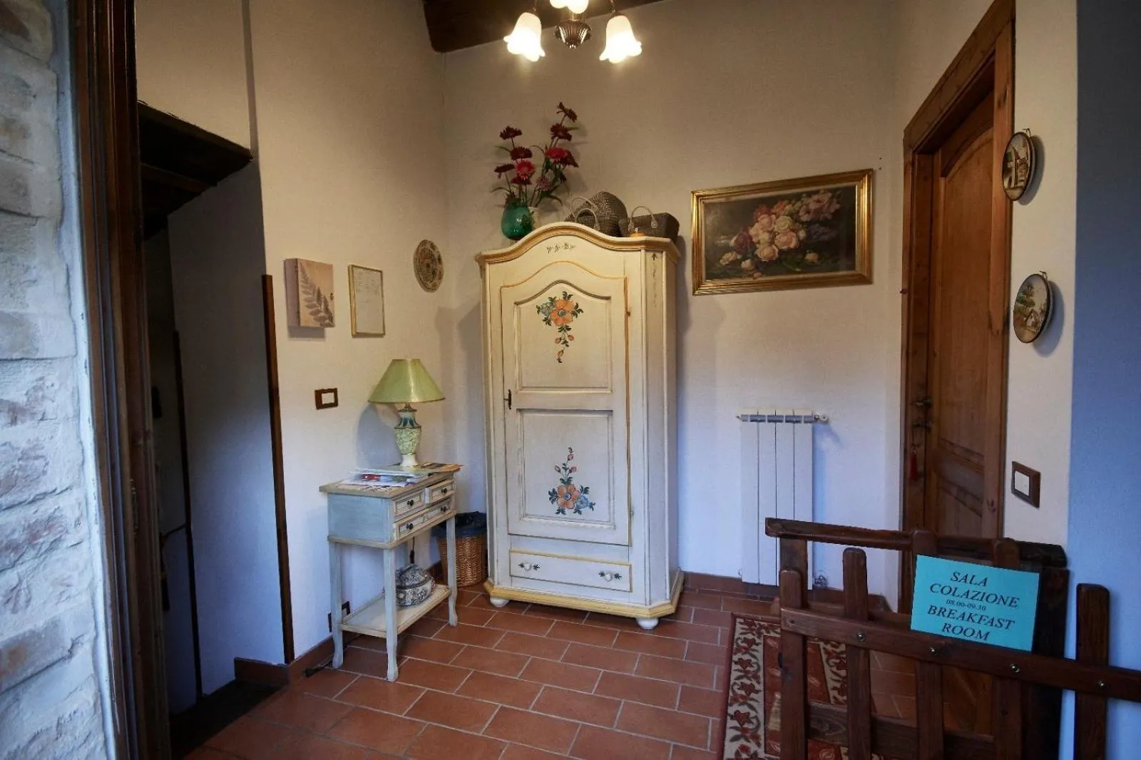 Lobby or reception in La Pietra Rara B&B