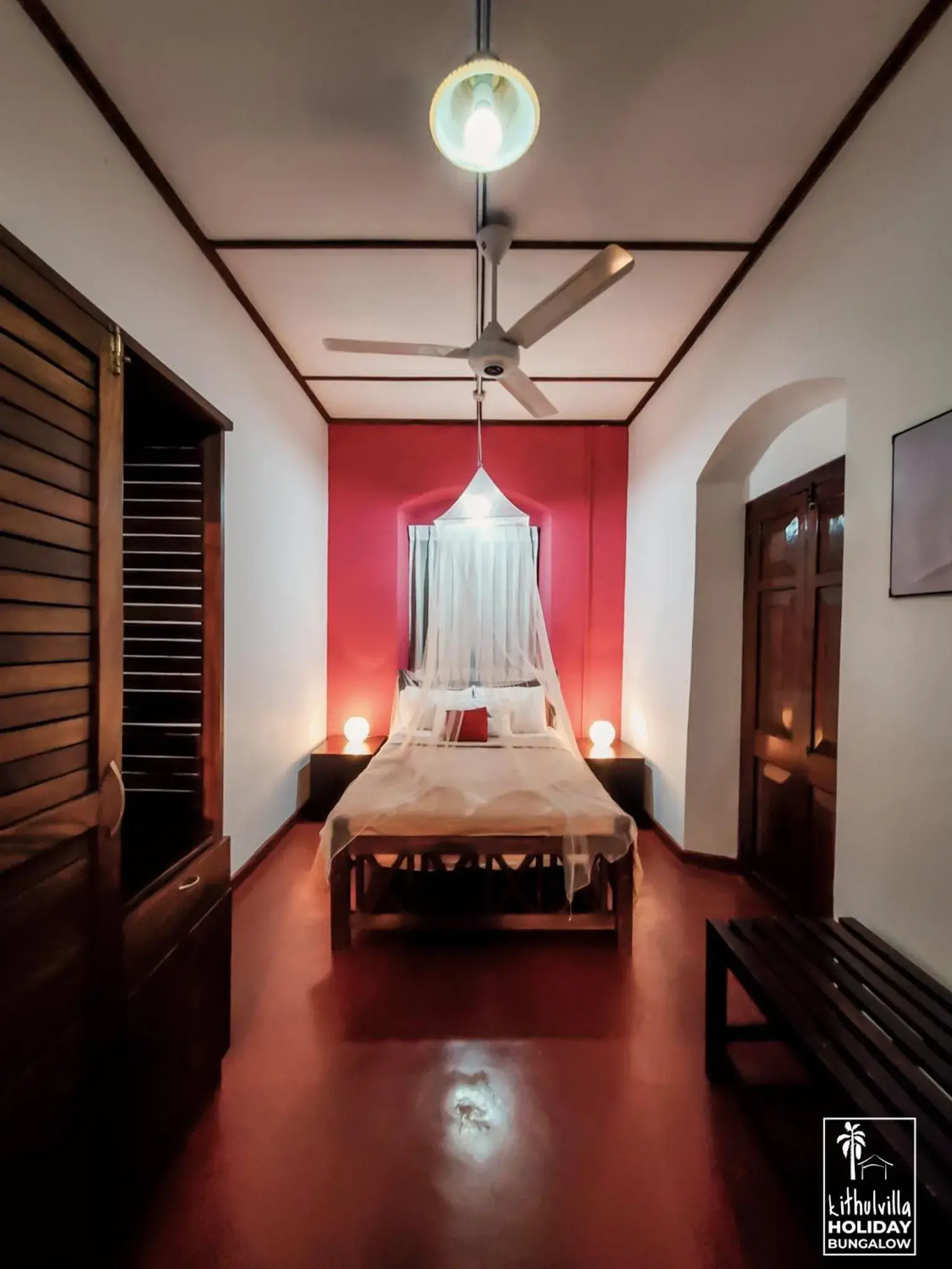 Standard Twin Room in Kithulvilla Holiday Bungalow Standard Twin Room in Kithulvilla Holiday Bungalow