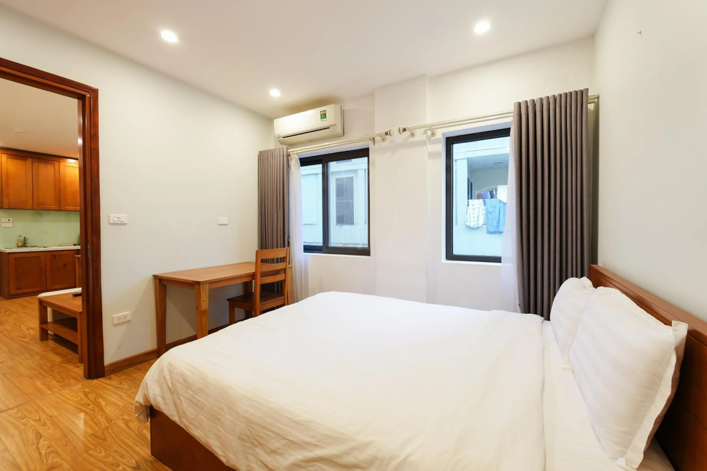 Bed in NINE HOUSING 68 Kim Ma Thuong