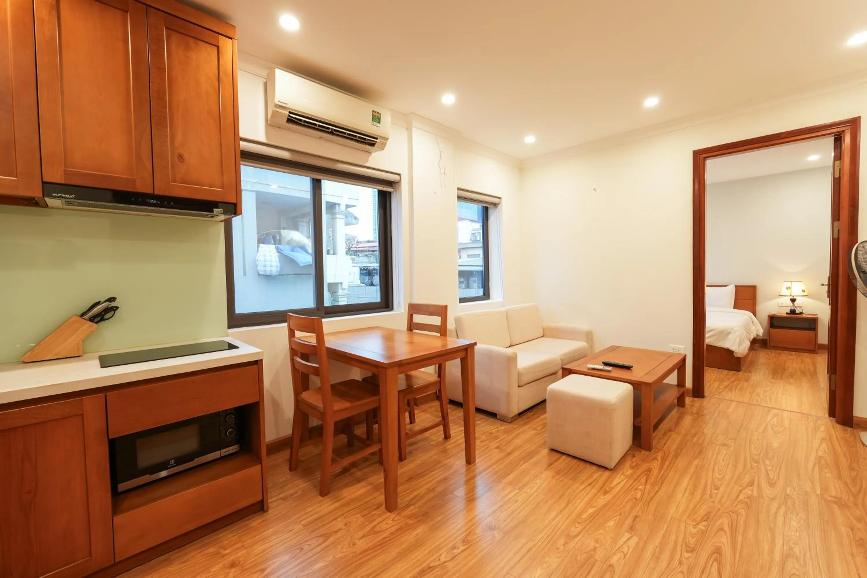 Seating area in NINE HOUSING 68 Kim Ma Thuong