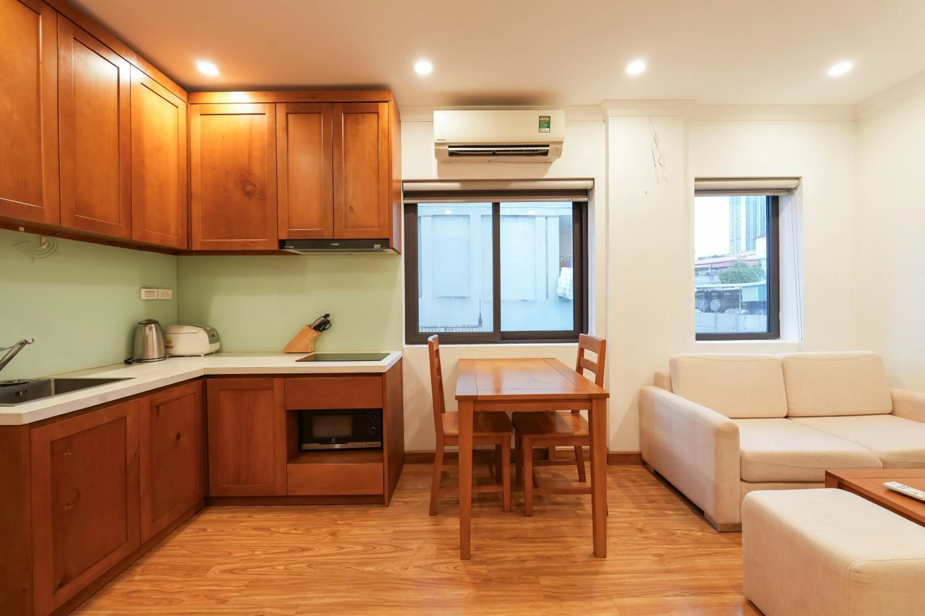 Dining area in NINE HOUSING 68 Kim Ma Thuong