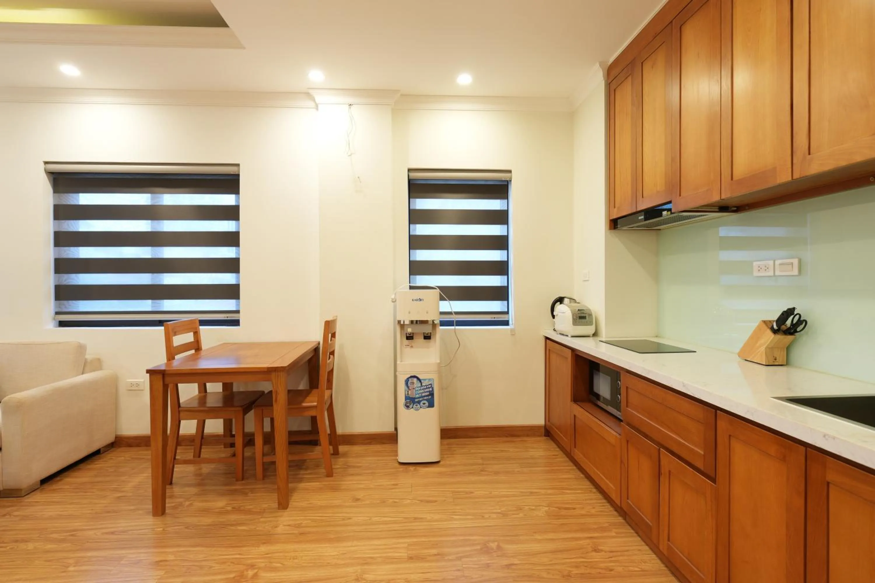 Dining area in NINE HOUSING 68 Kim Ma Thuong