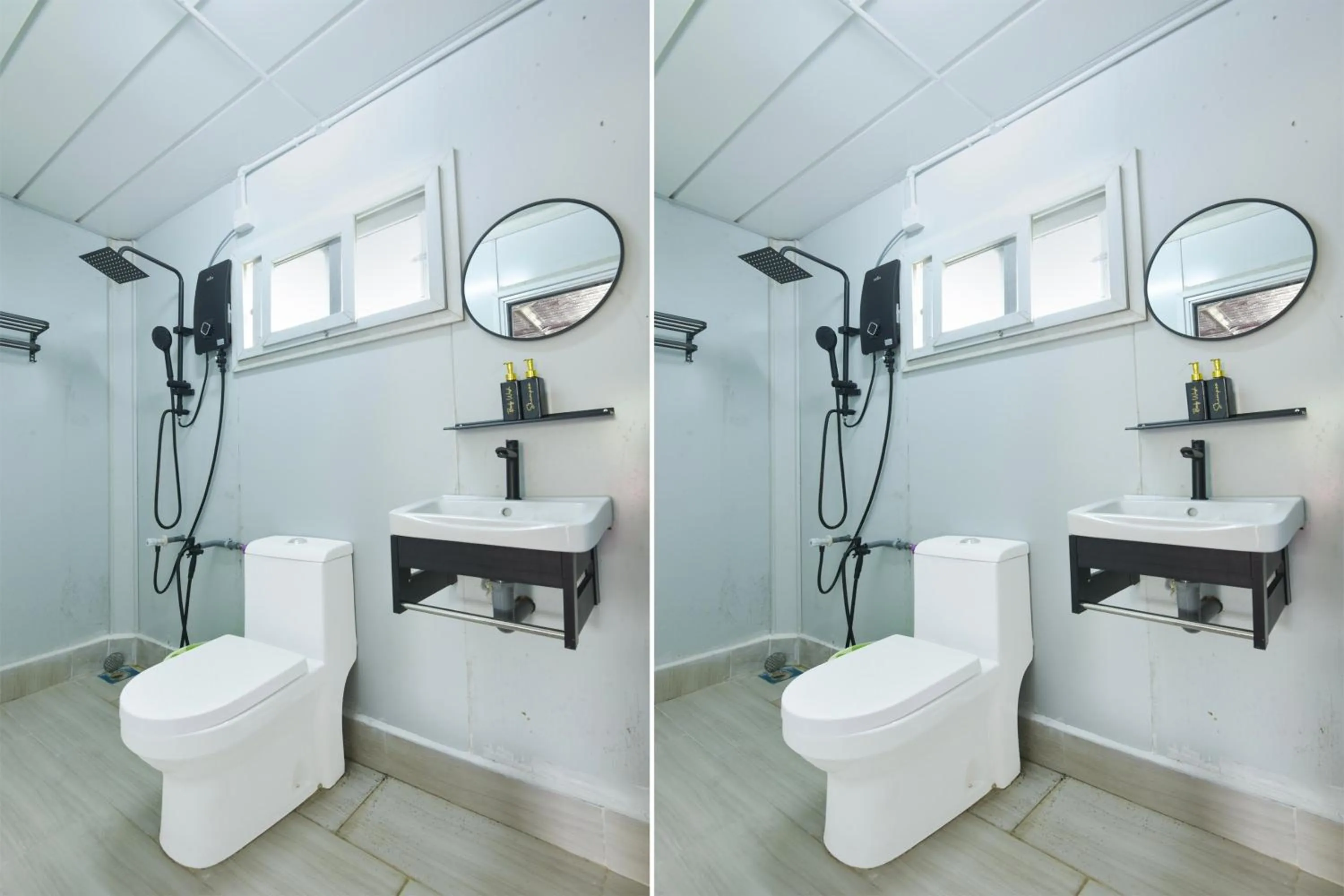 Bathroom in Hotel O Asiacamp Chalet Tanjung Karang