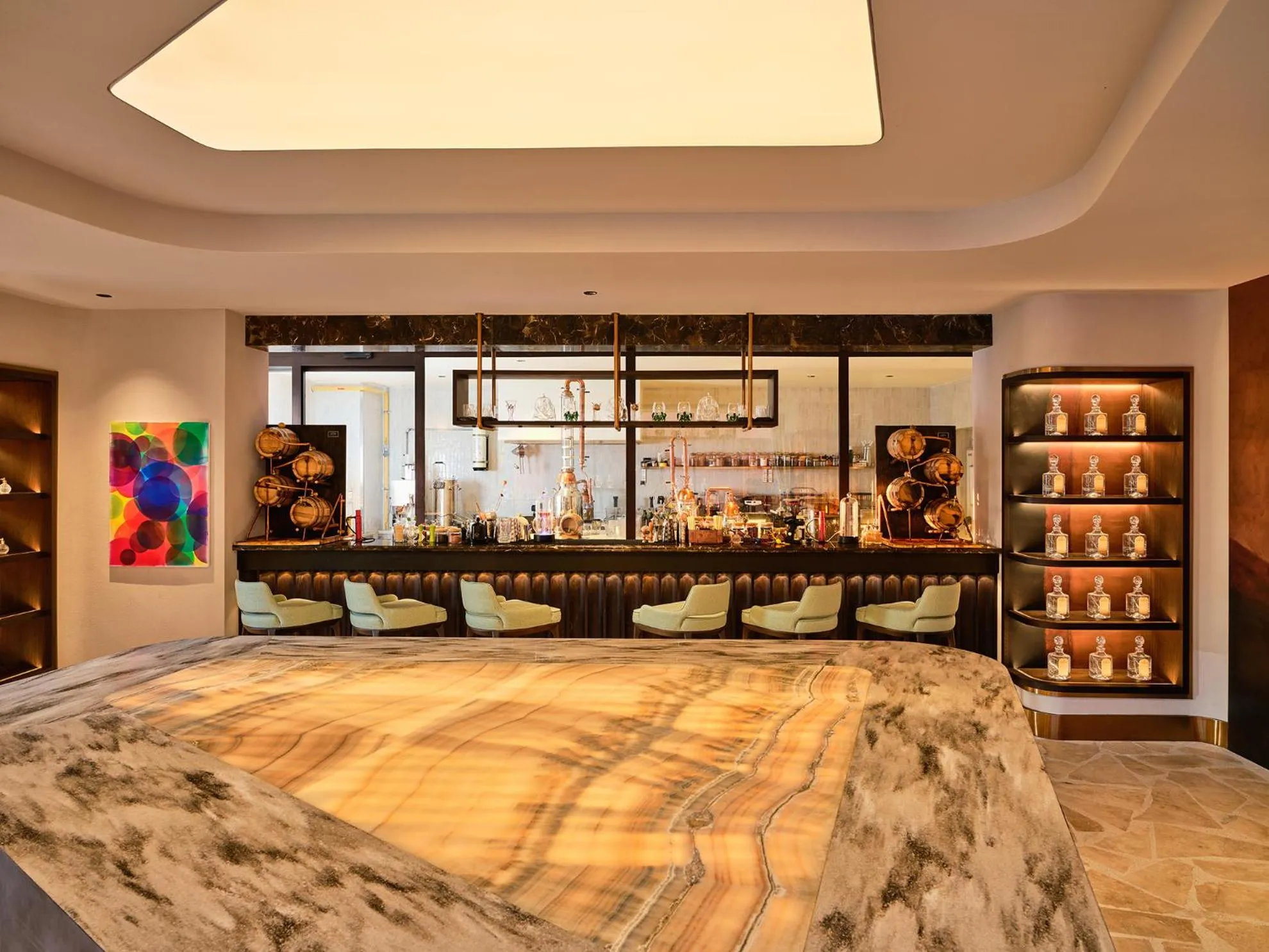 Lounge or bar, Bed in XO CAPE ARNNA Fethiye