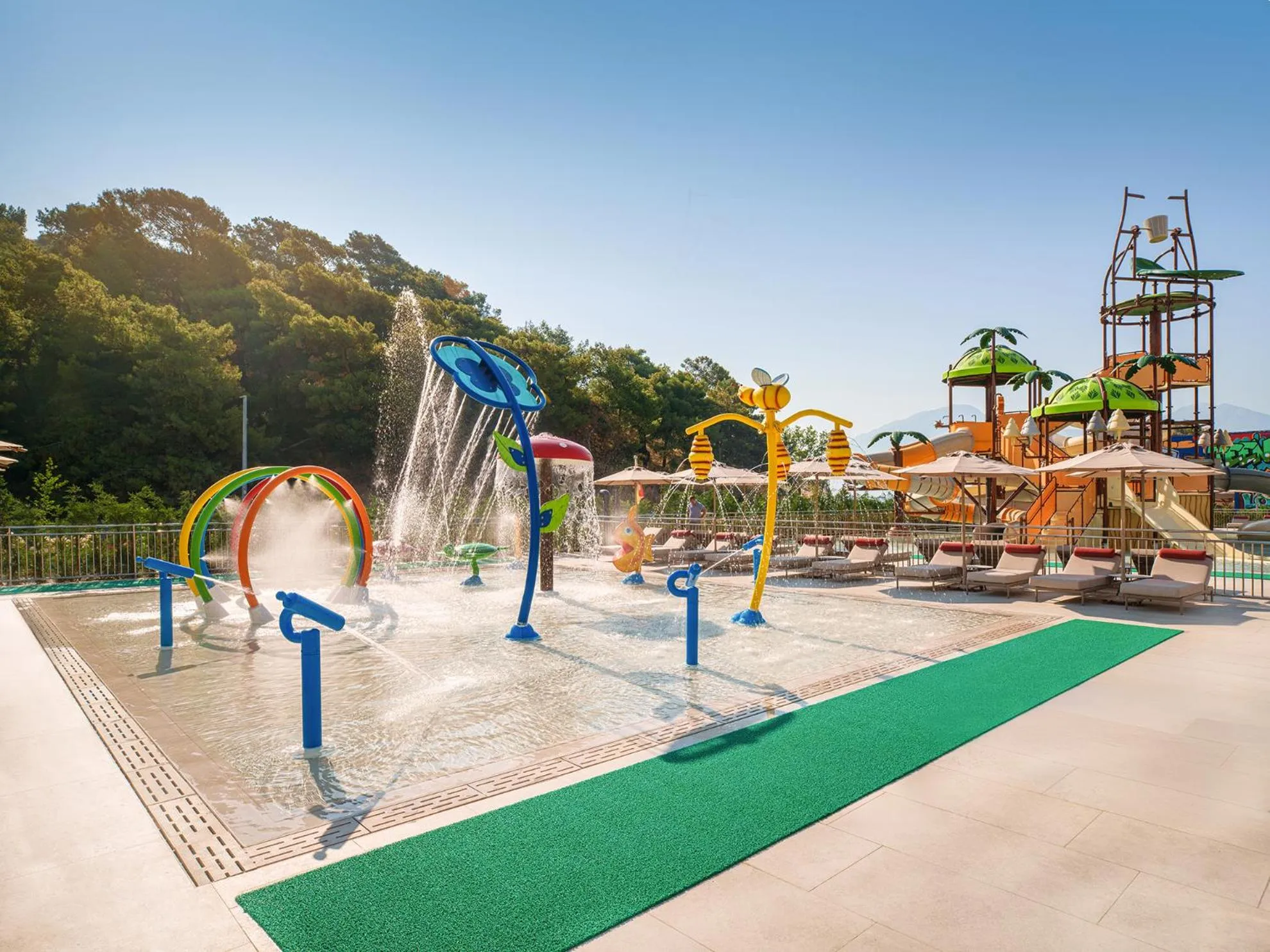Children play ground in XO CAPE ARNNA Fethiye