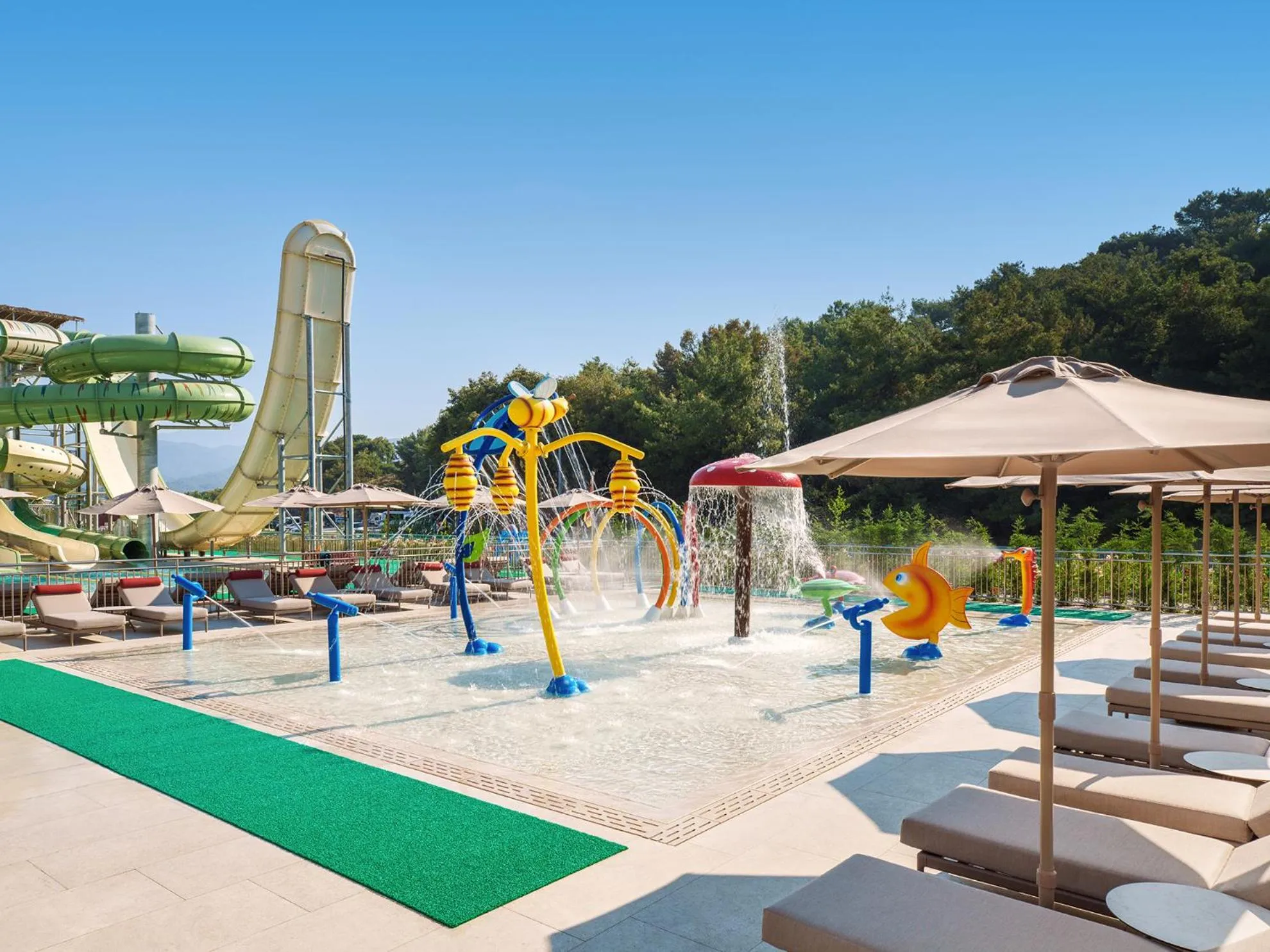 Children play ground in XO CAPE ARNNA Fethiye
