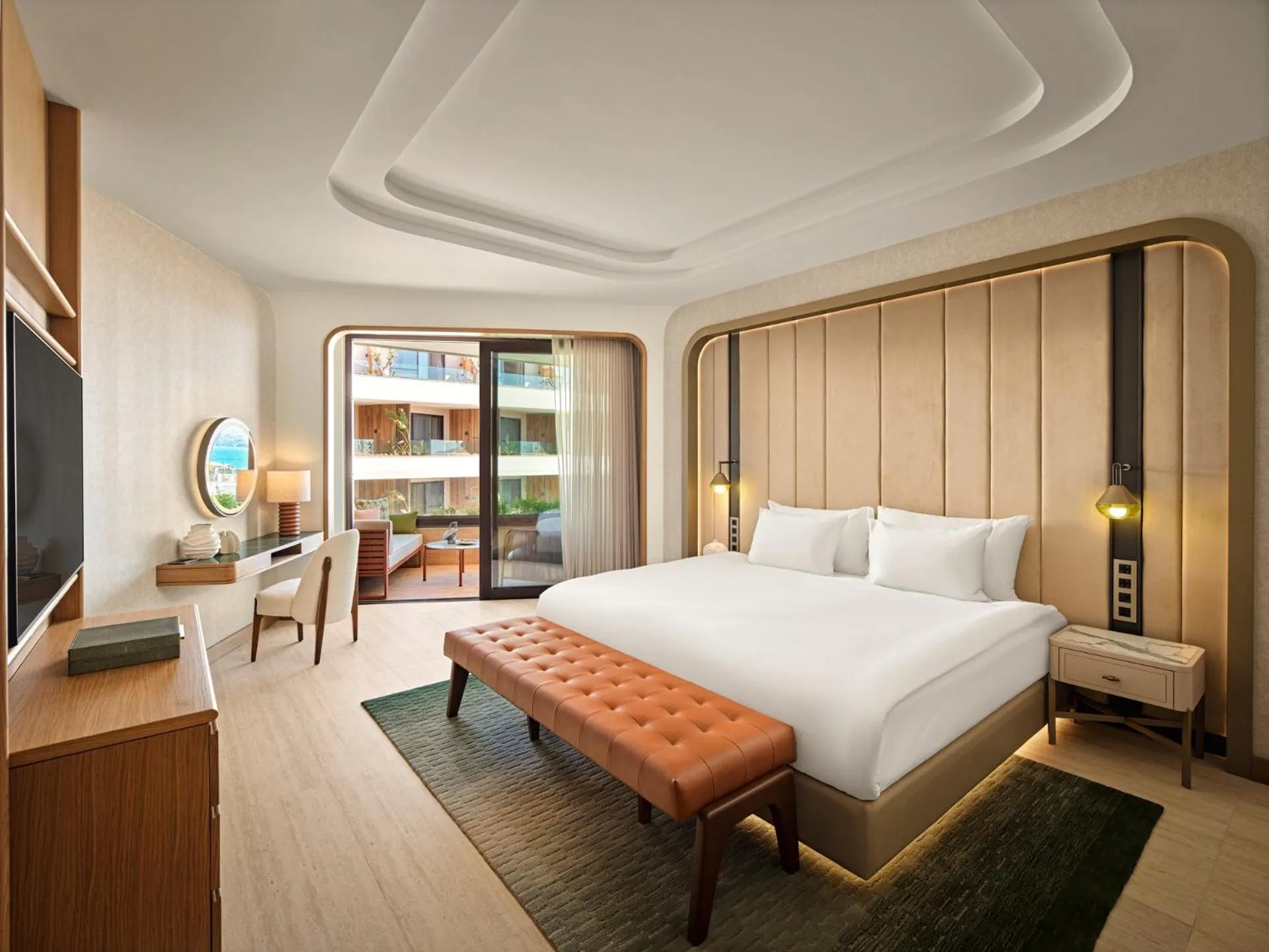 Bed in XO CAPE ARNNA Fethiye