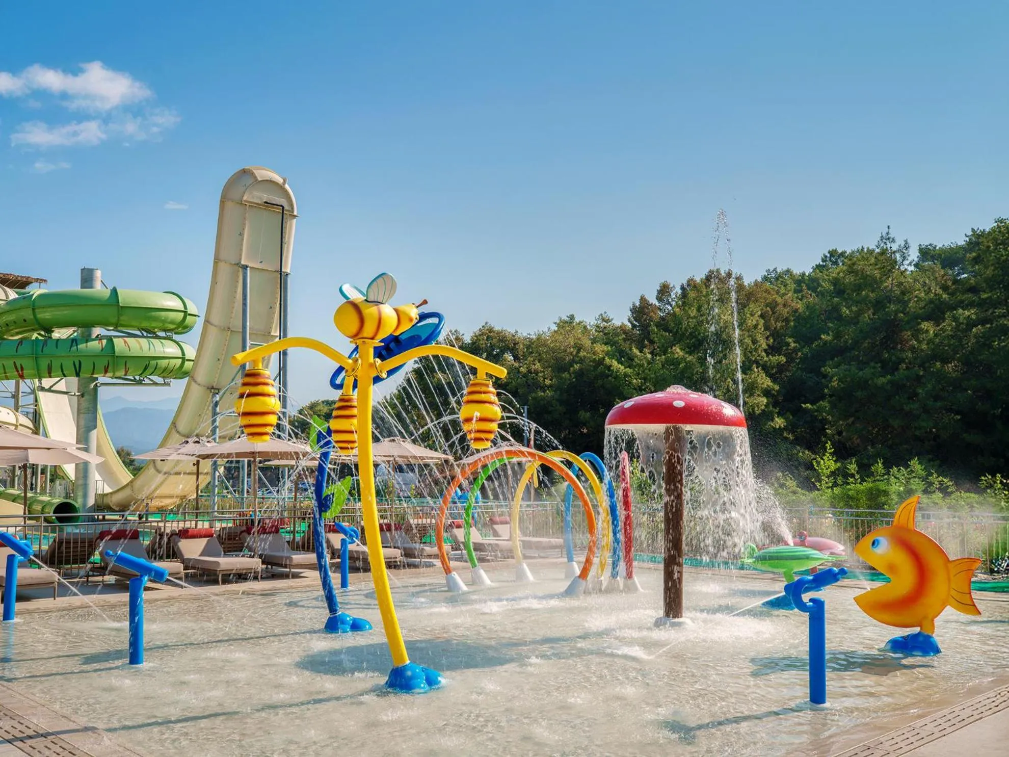 Children play ground in XO CAPE ARNNA Fethiye