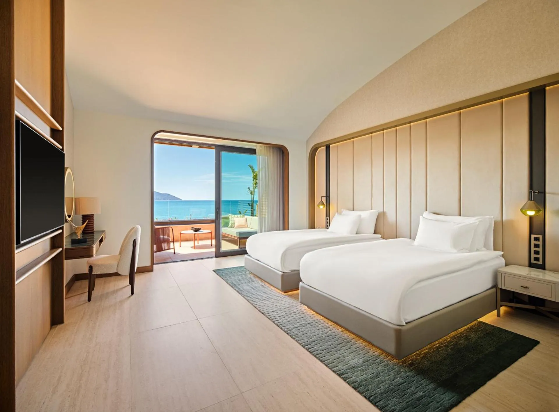 Bed in XO CAPE ARNNA Fethiye