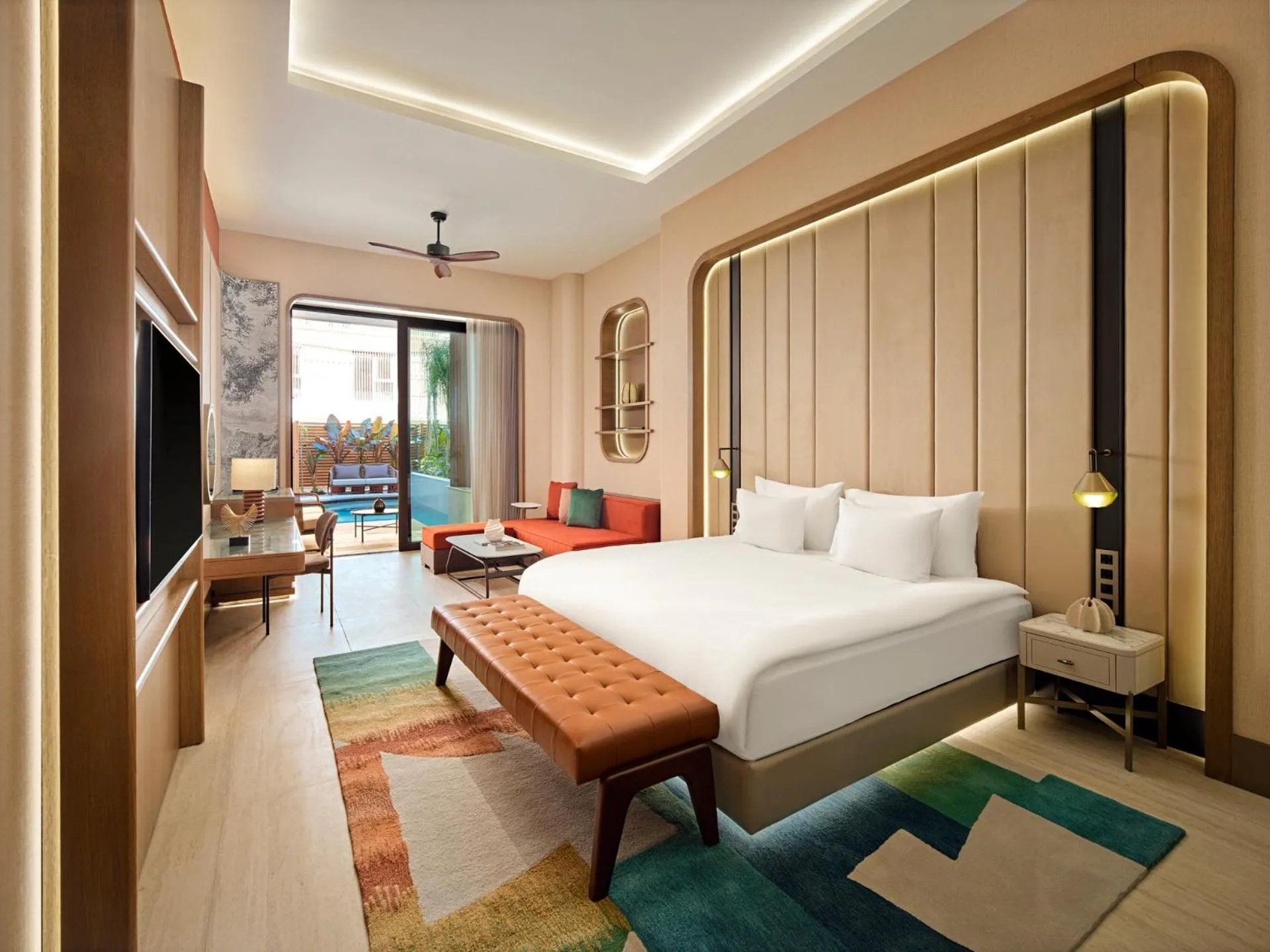 Bed in XO CAPE ARNNA Fethiye