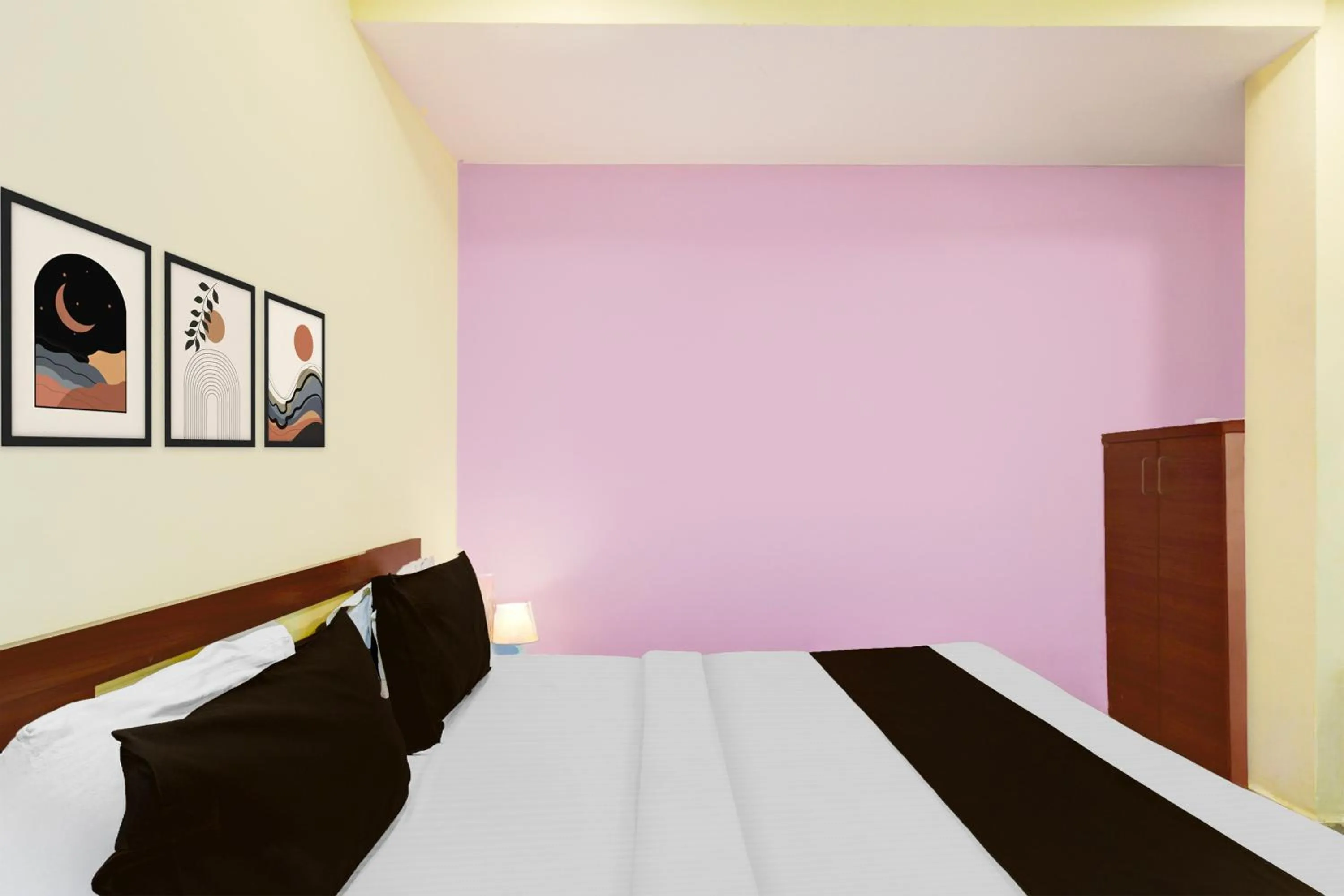 Bedroom, Bed in Super Hotel O LB Nagar Metro Station Formerly Virat residency