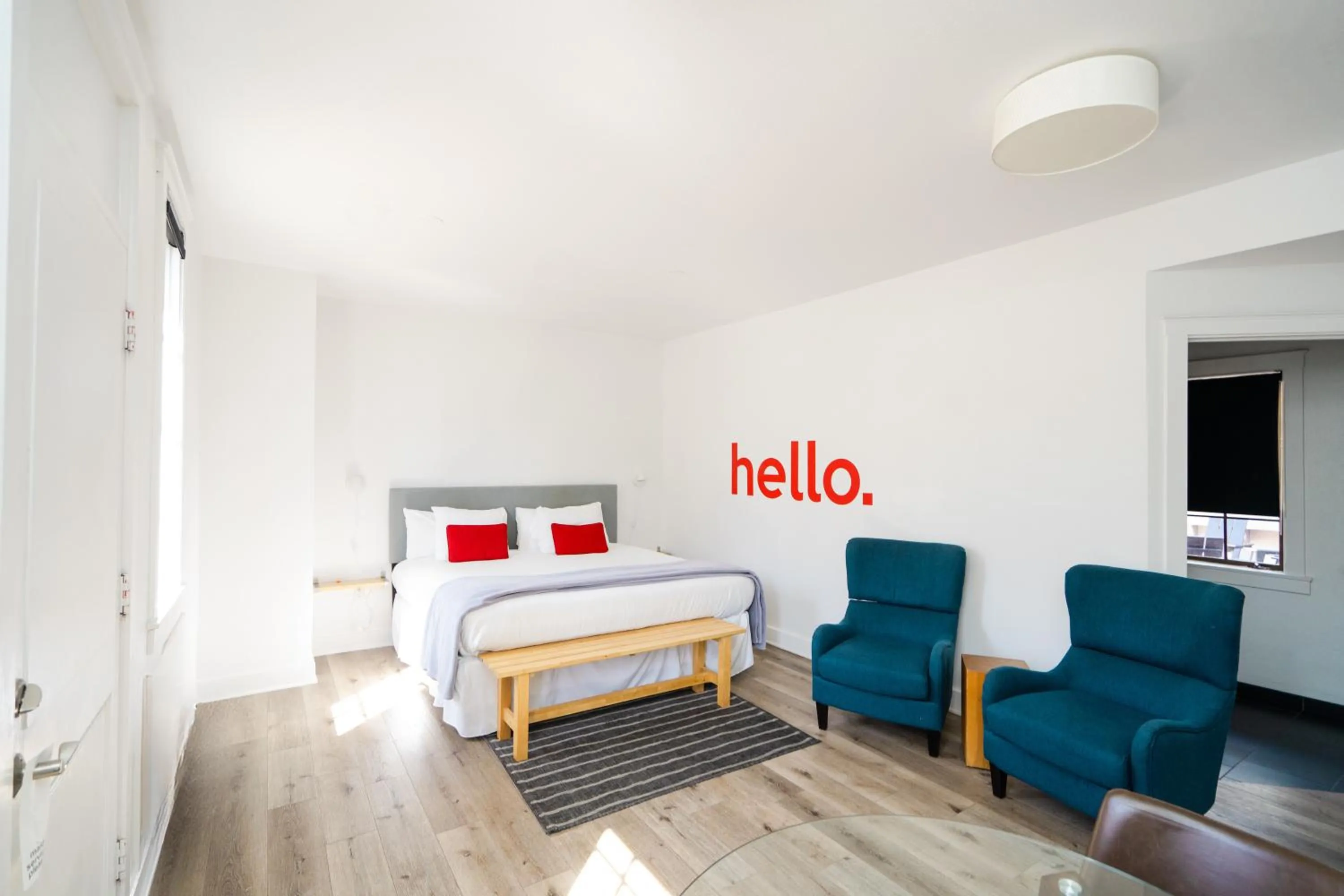 Bedroom, Bed in Atterdag Inn