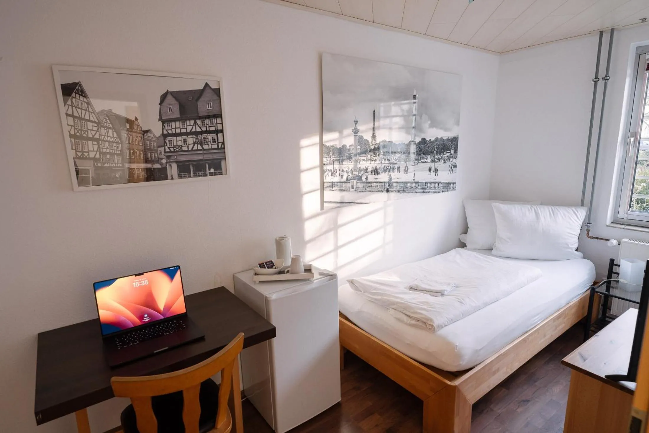 Bed in Hotel Spilburg