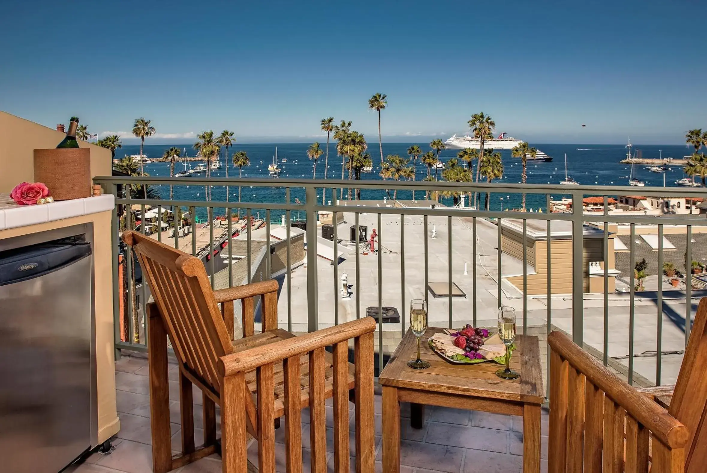 Balcony/Terrace in The Avalon Hotel in Catalina Island