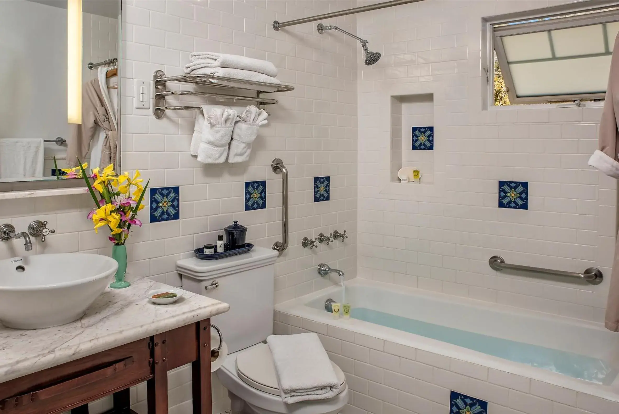 Shower, Bathroom in The Avalon Hotel in Catalina Island