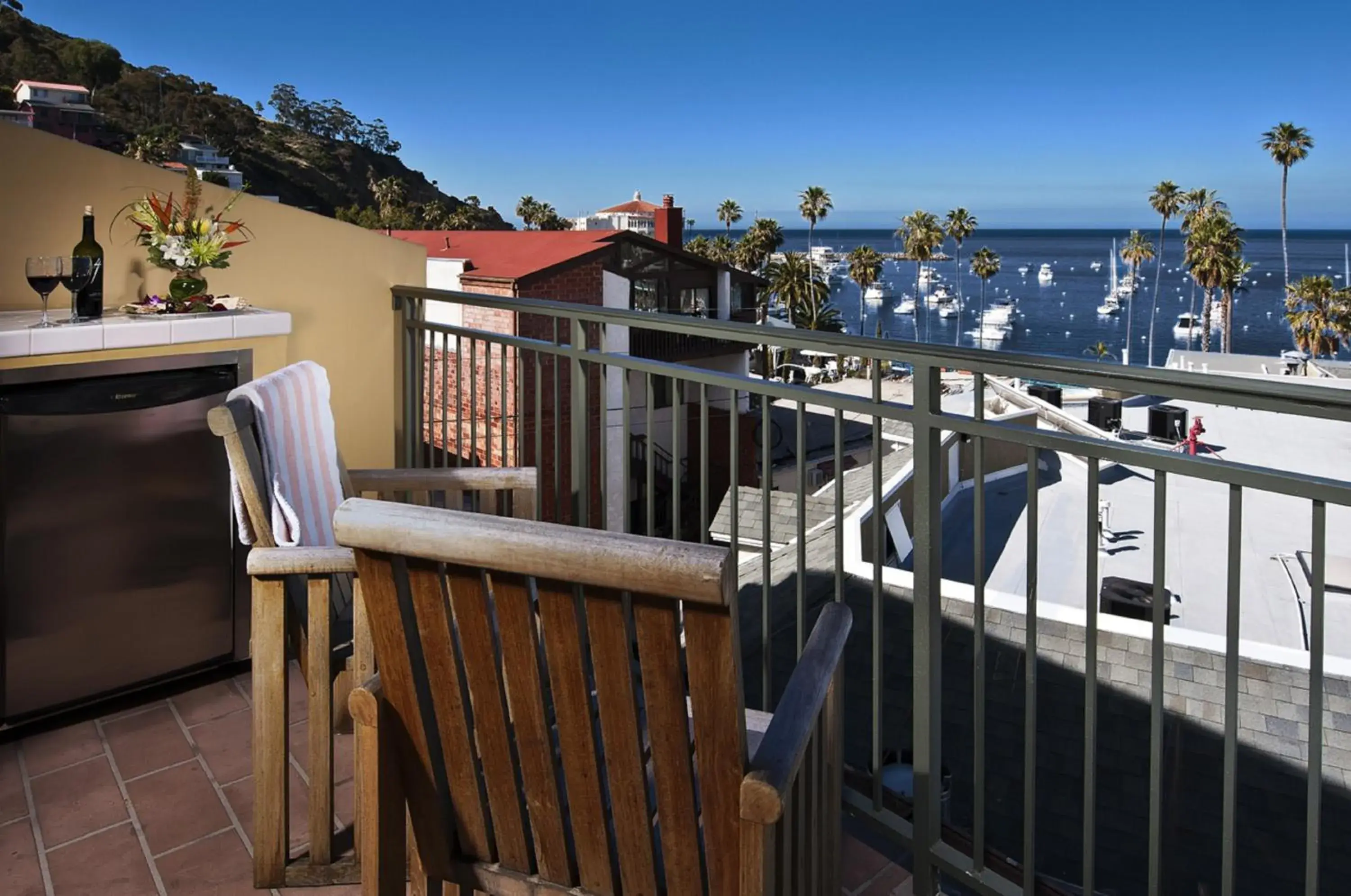 Balcony/Terrace in The Avalon Hotel in Catalina Island