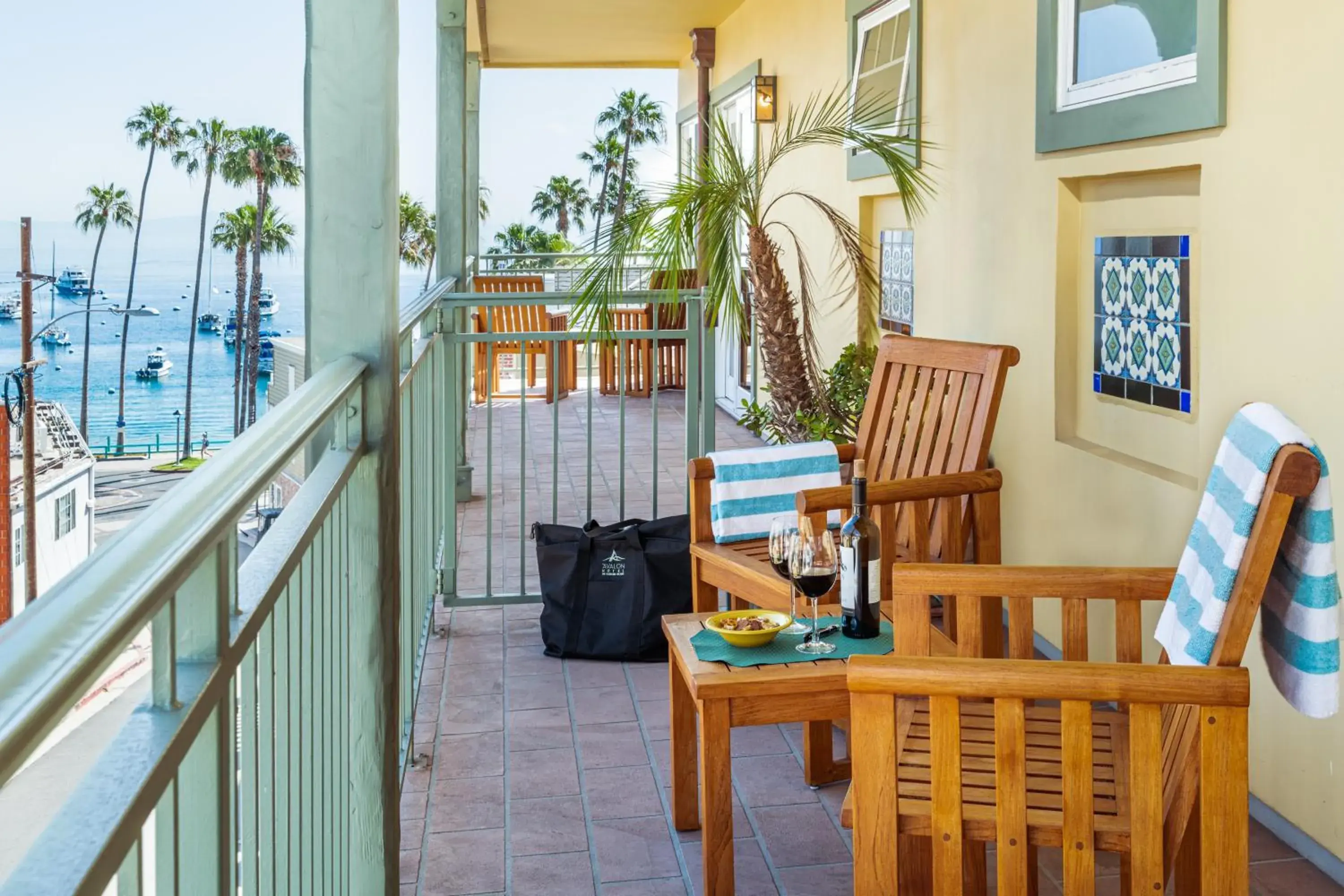 Balcony/Terrace in The Avalon Hotel in Catalina Island