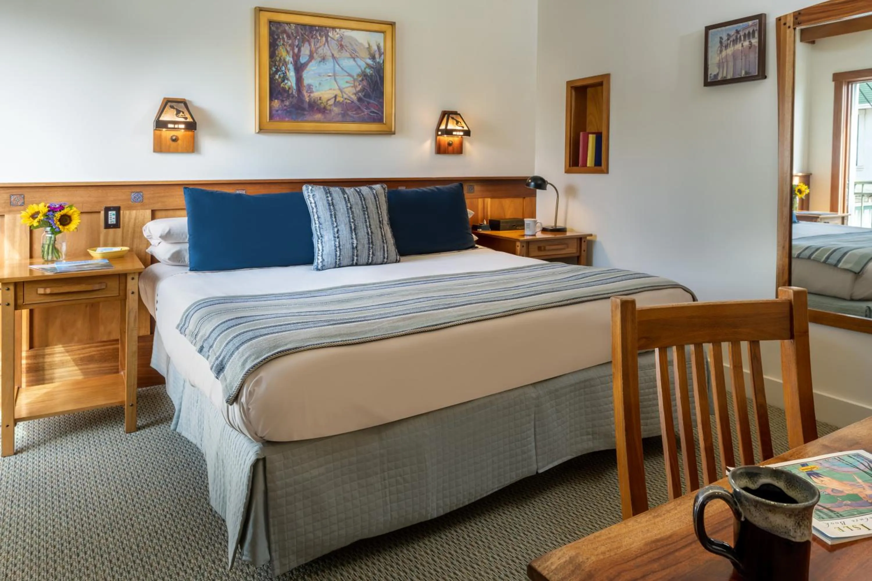 Garden in The Avalon Hotel in Catalina Island