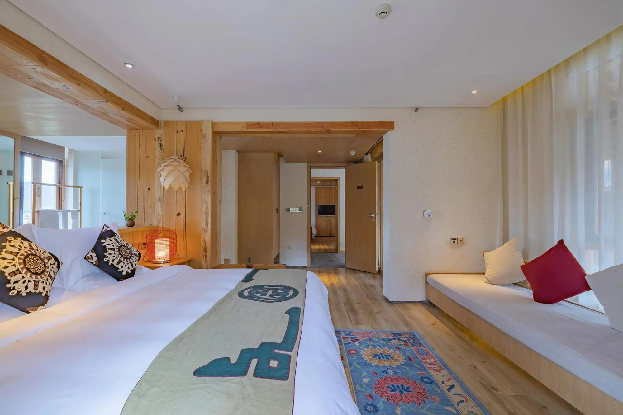 Deluxe Double Room with Garden View in Arro Khampa by Zinc Journey Lijiang