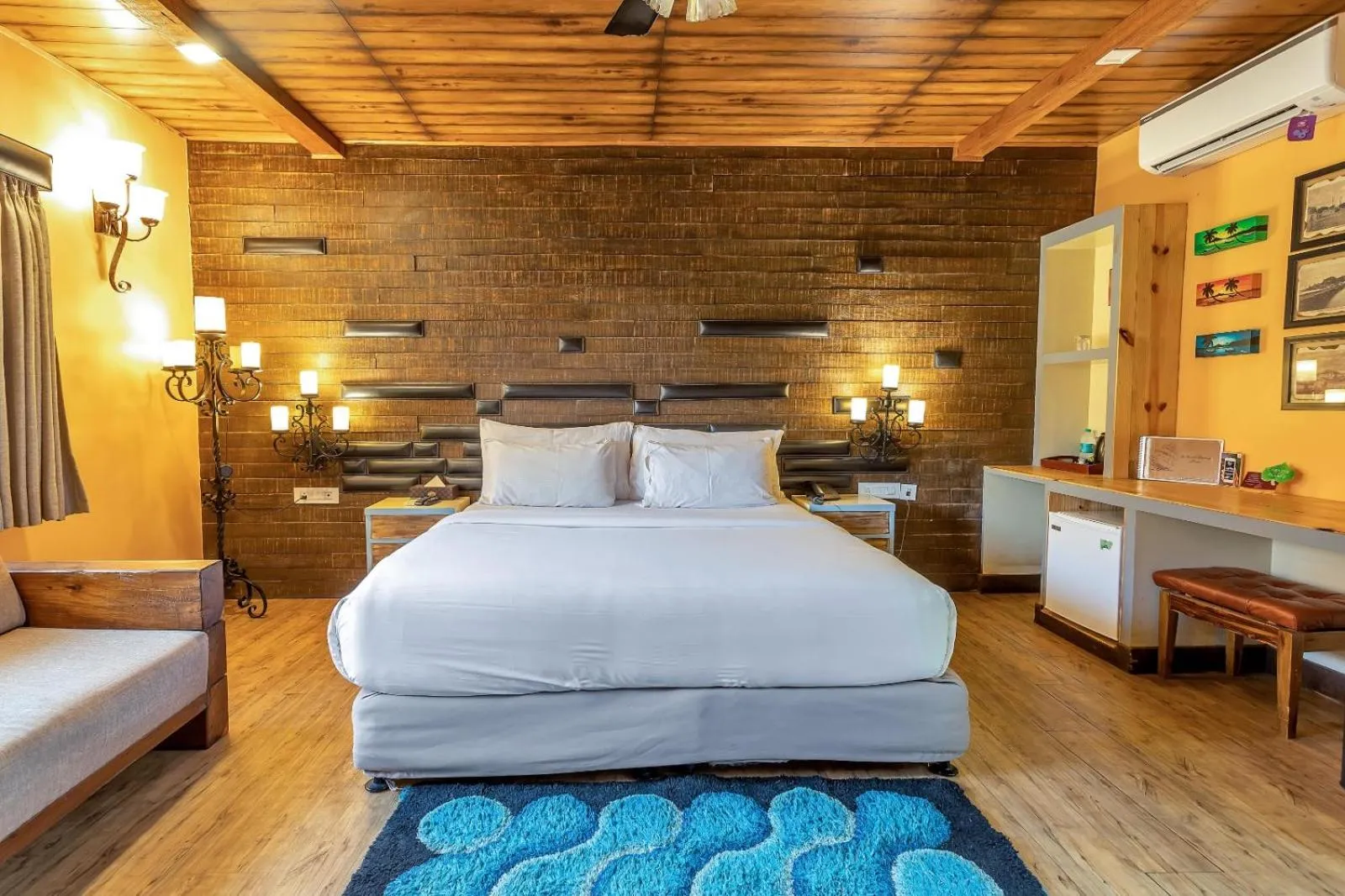 Bed in The Baga Beach Resort