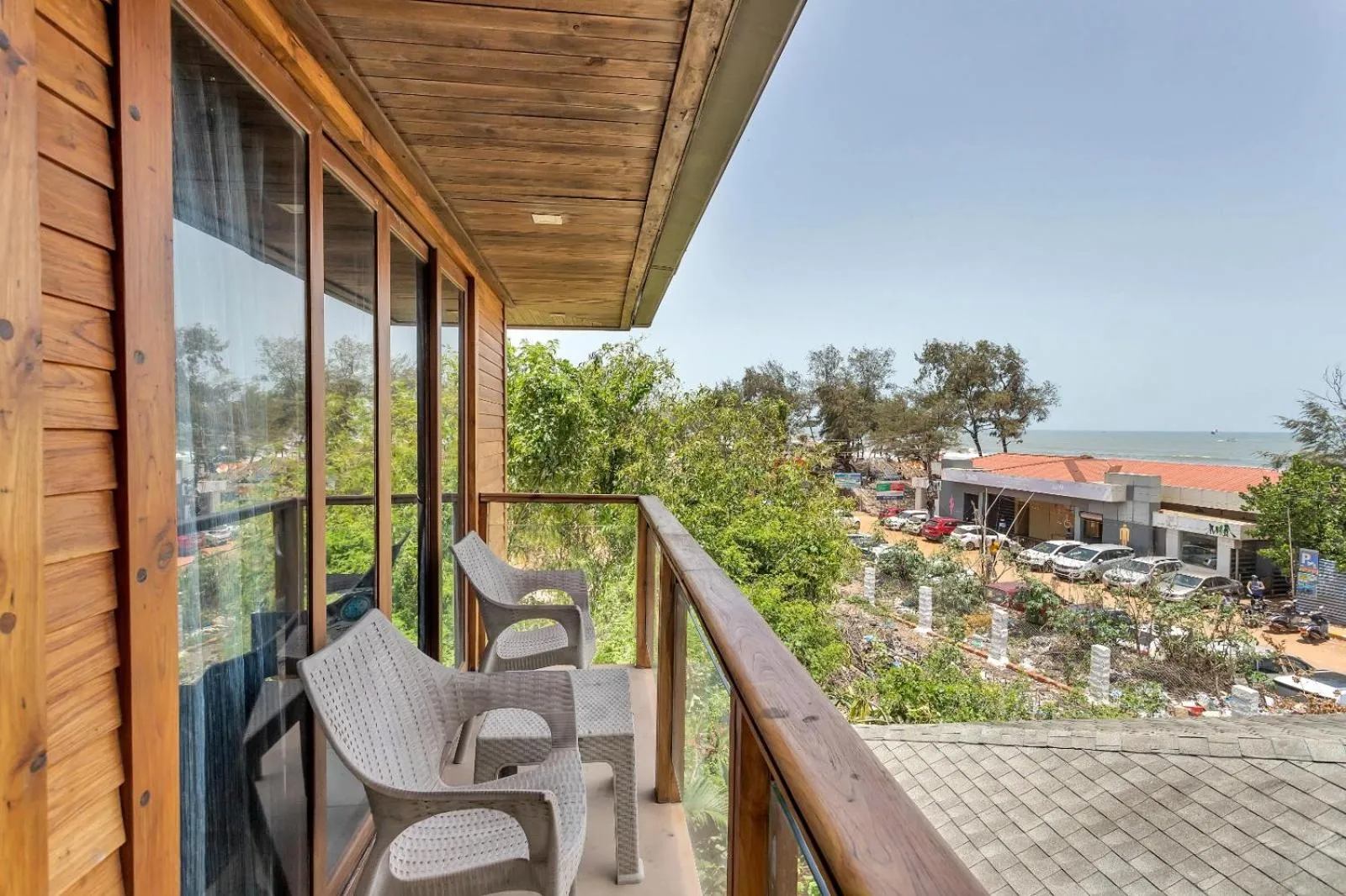 Balcony/Terrace in The Baga Beach Resort