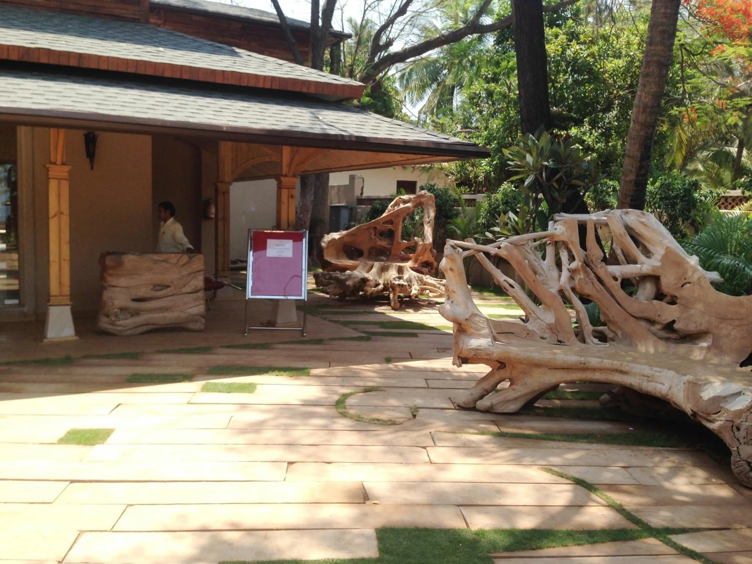Garden in The Baga Beach Resort