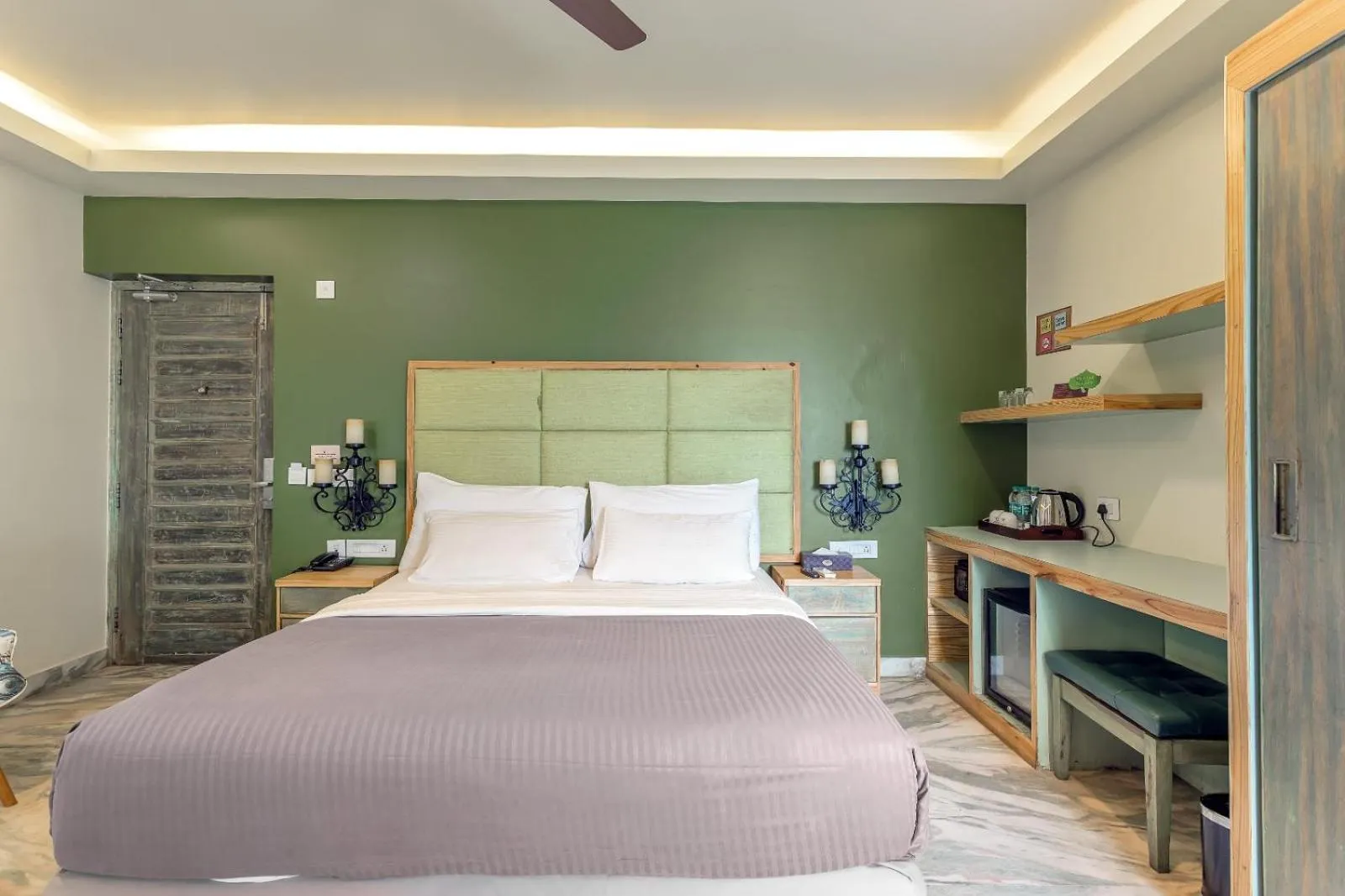 Bedroom, Bed in The Baga Beach Resort