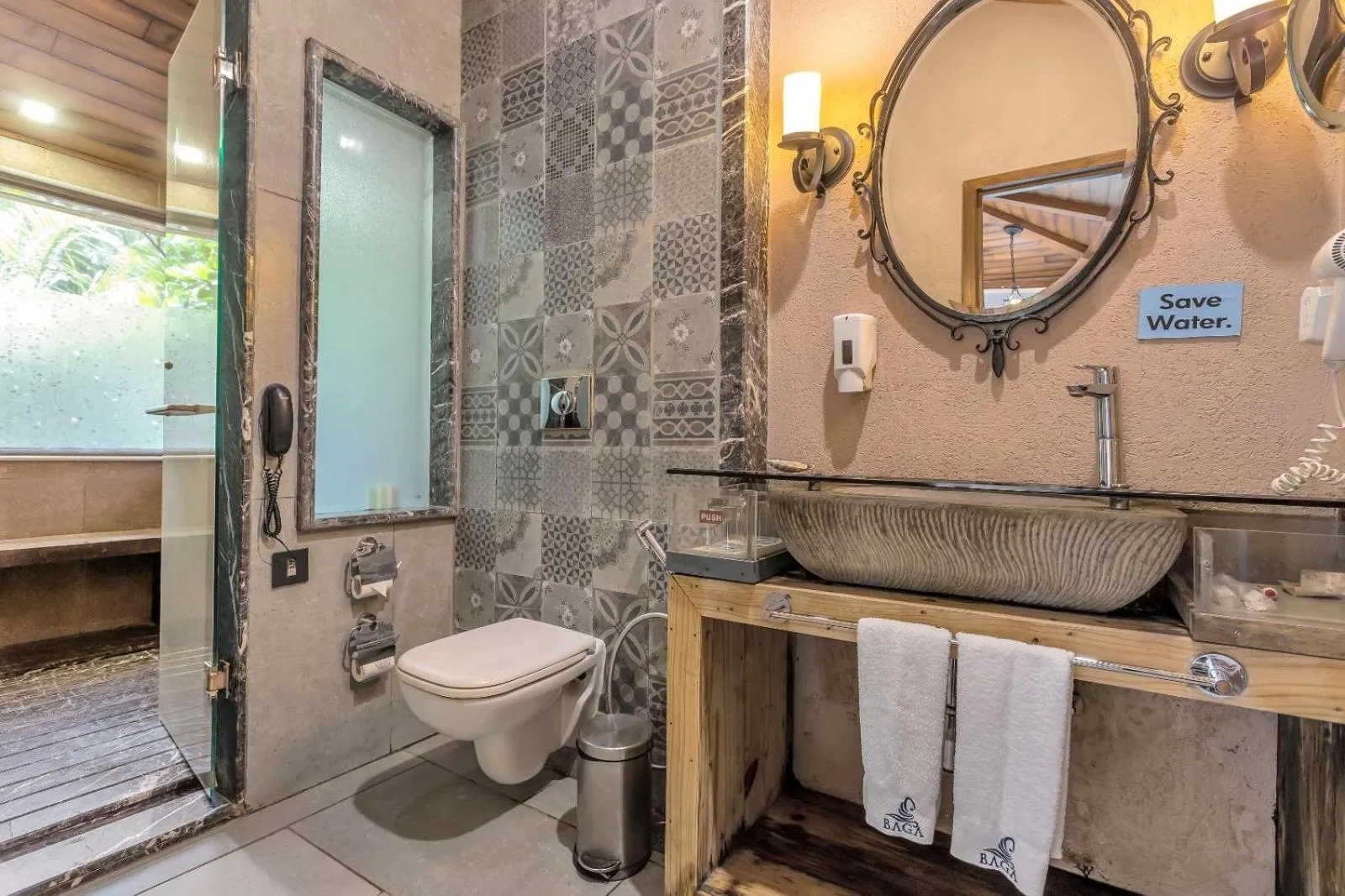 Bathroom in The Baga Beach Resort