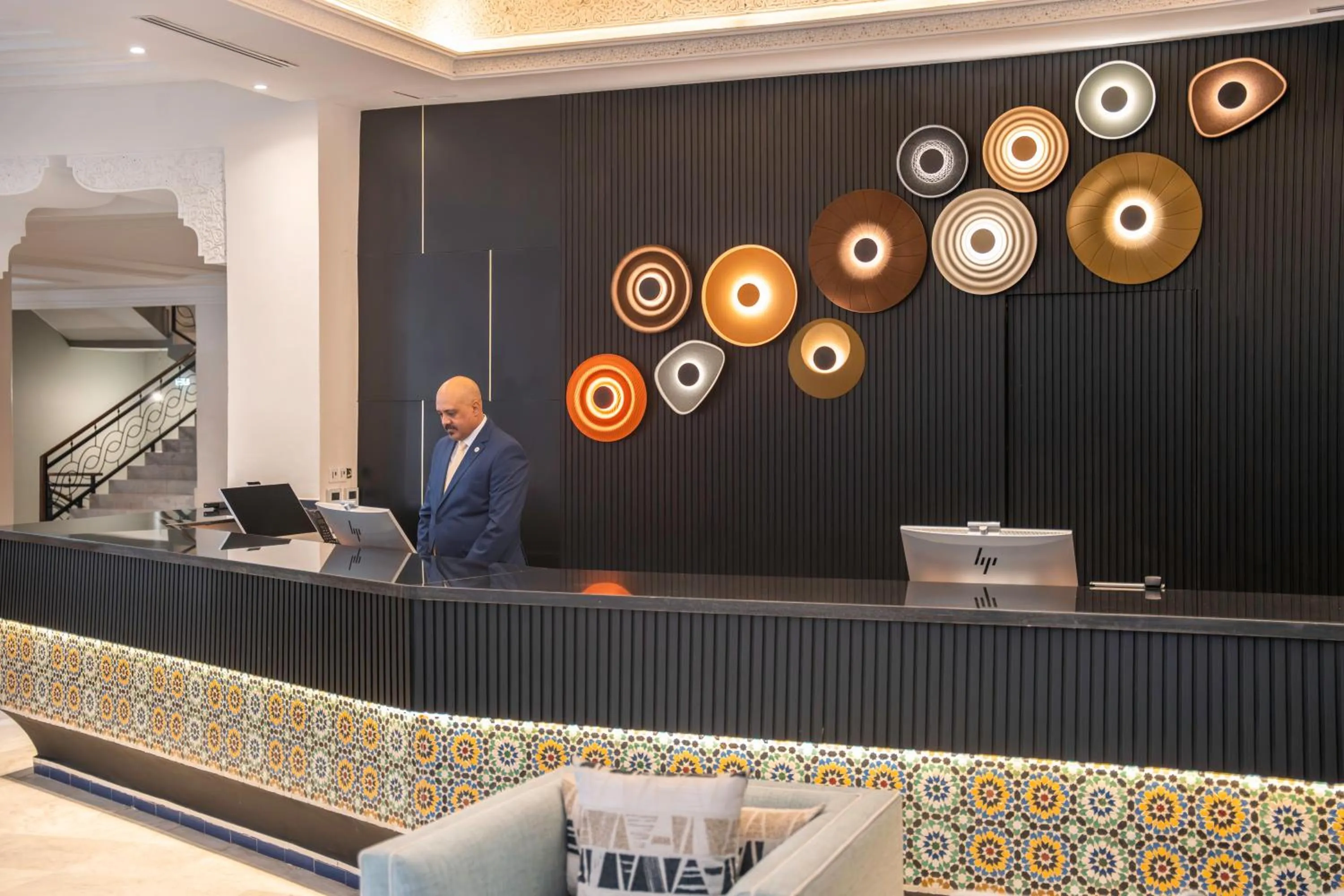 Lobby or reception in Amanar Hôtel & Spa Ouarzazate