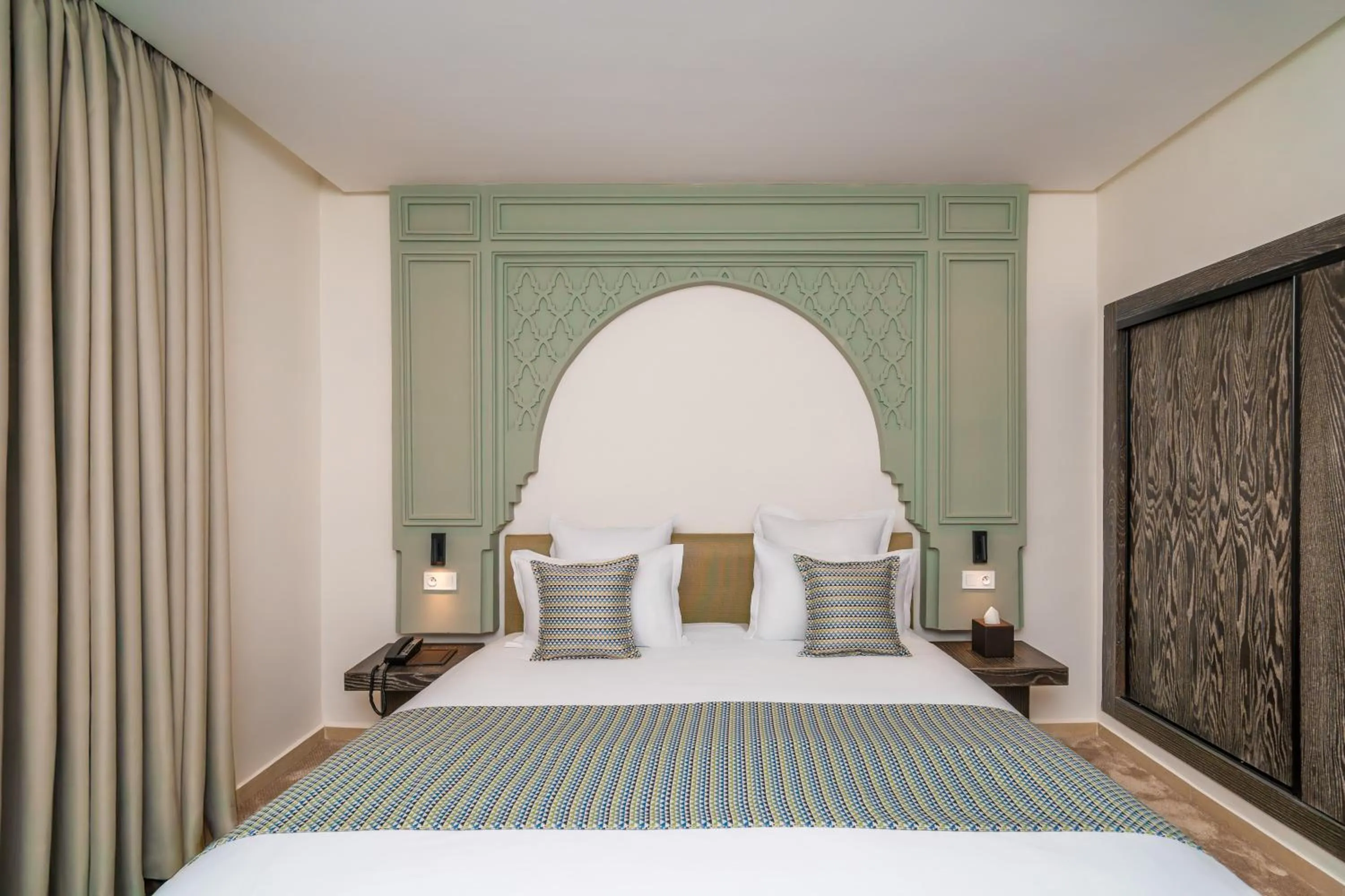 Bed in Amanar Hôtel & Spa Ouarzazate