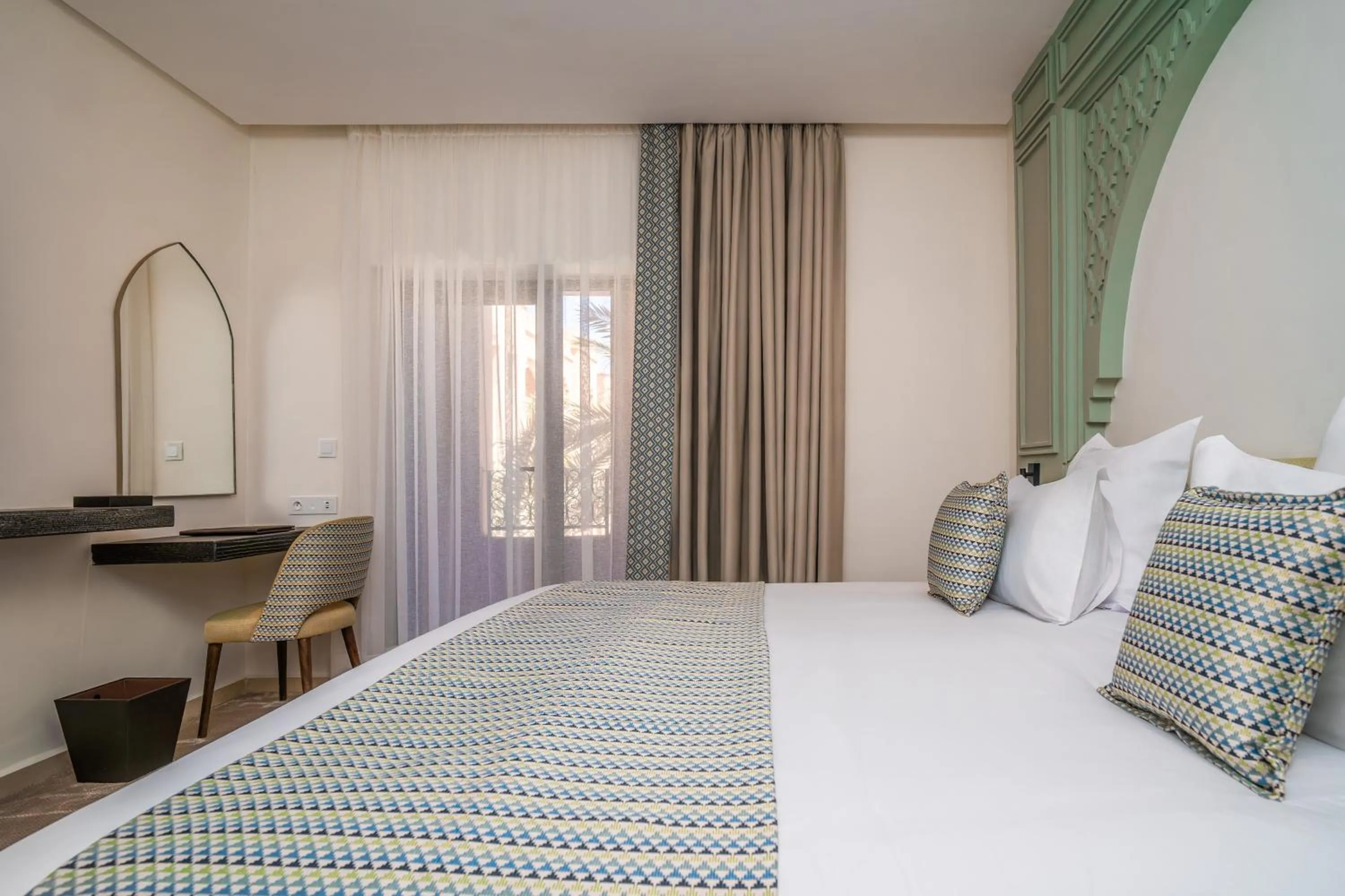 Bed in Amanar Hôtel & Spa Ouarzazate