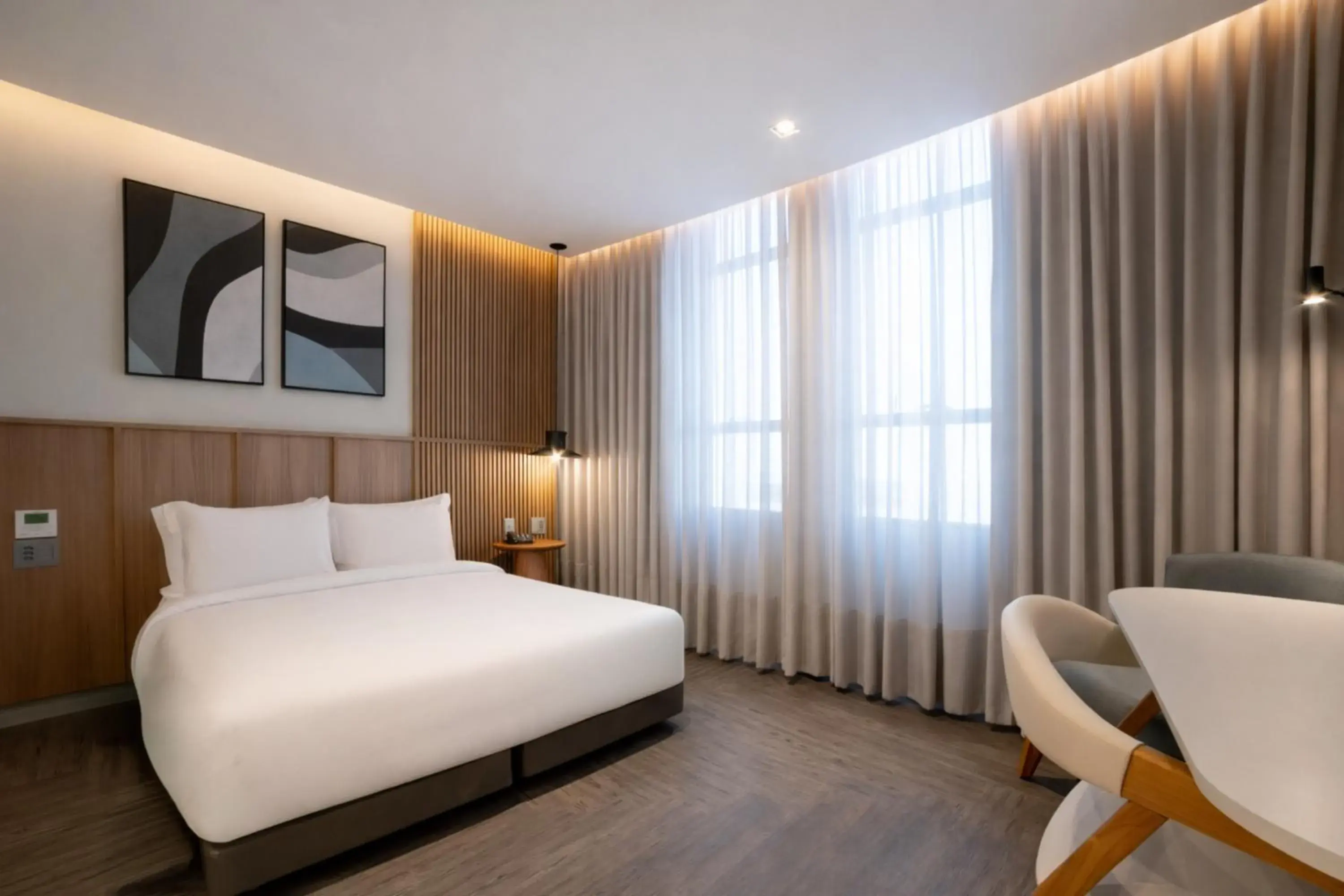 Premium Casal Queen Adaptado - single occupancy in Slaviero Prime Campo Grande Premium Casal Queen Adaptado - single occupancy in Slaviero Prime Campo Grande